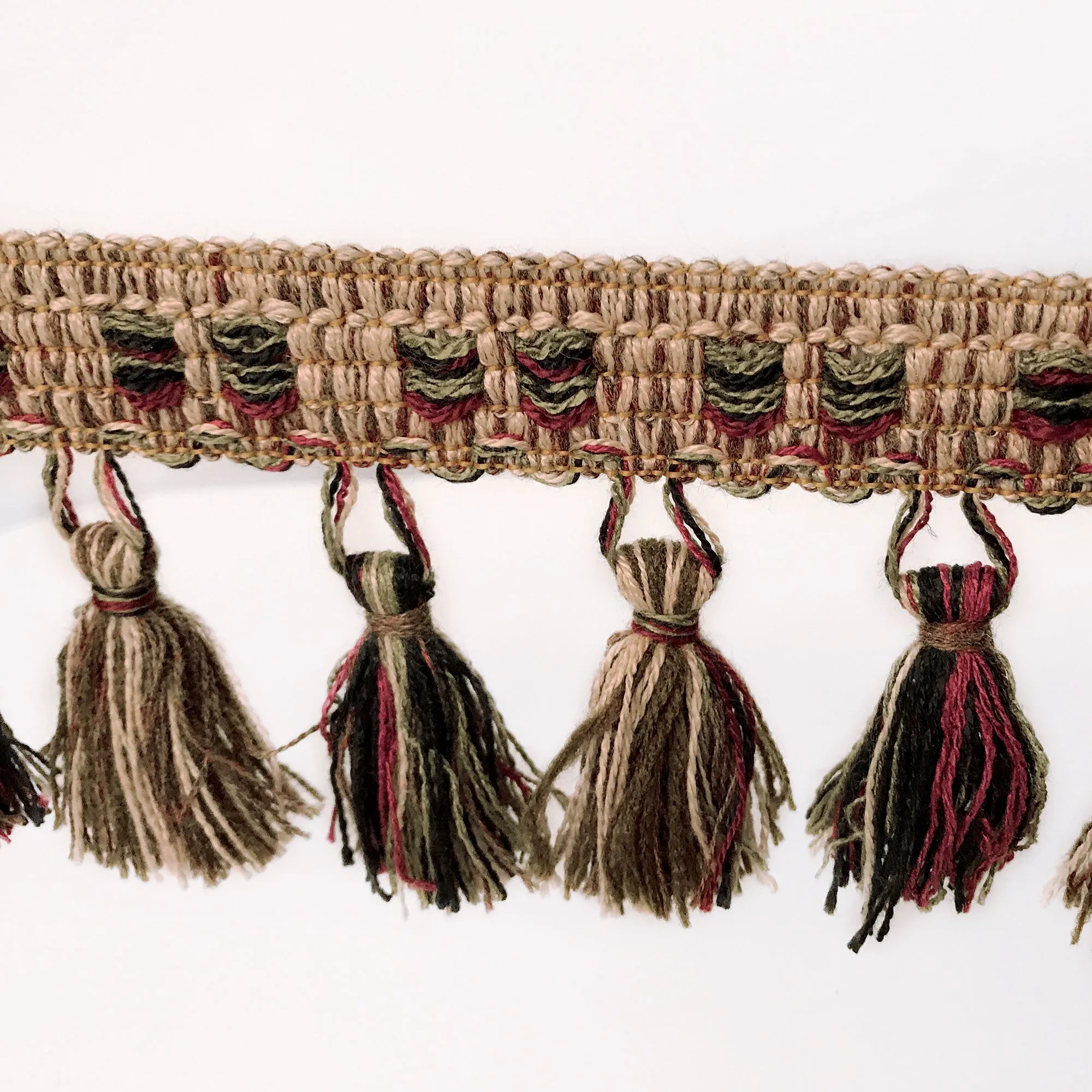 Multicolor High Quality Tassel Trim by the yard