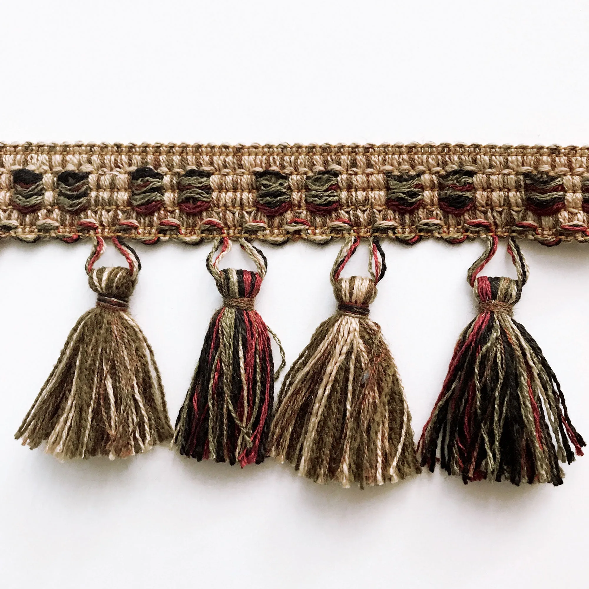 Multicolor High Quality Tassel Trim by the yard