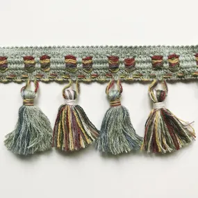 Multicolored High Quality Decorative Tassel Trim by the yard