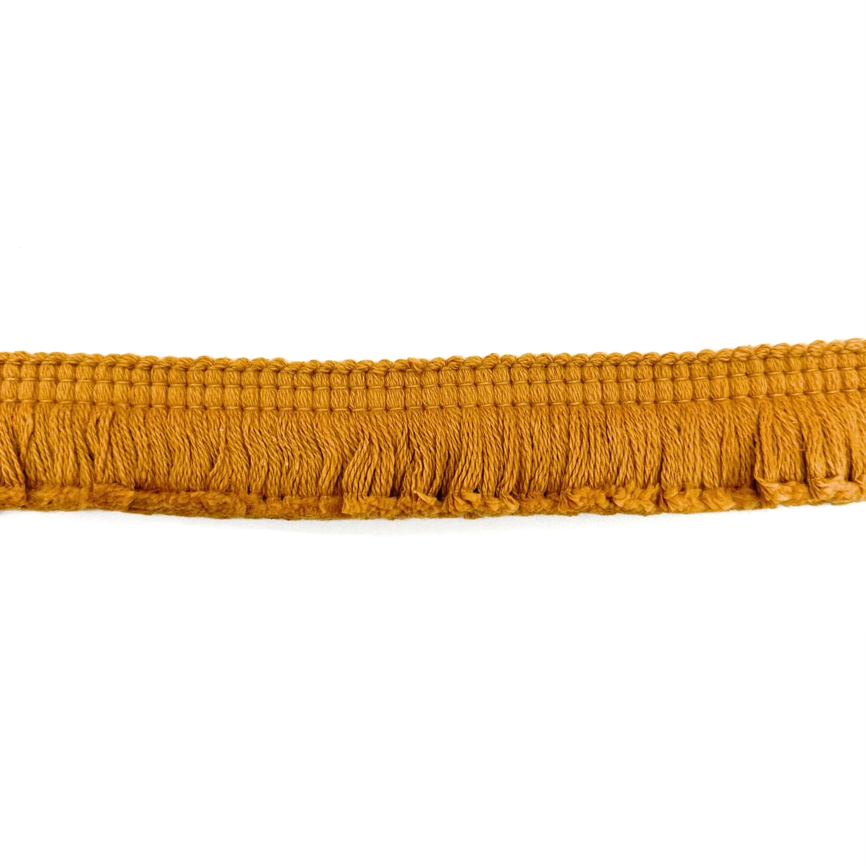 Mustard High Quality Decorative Brush Fringe Trim by the yard