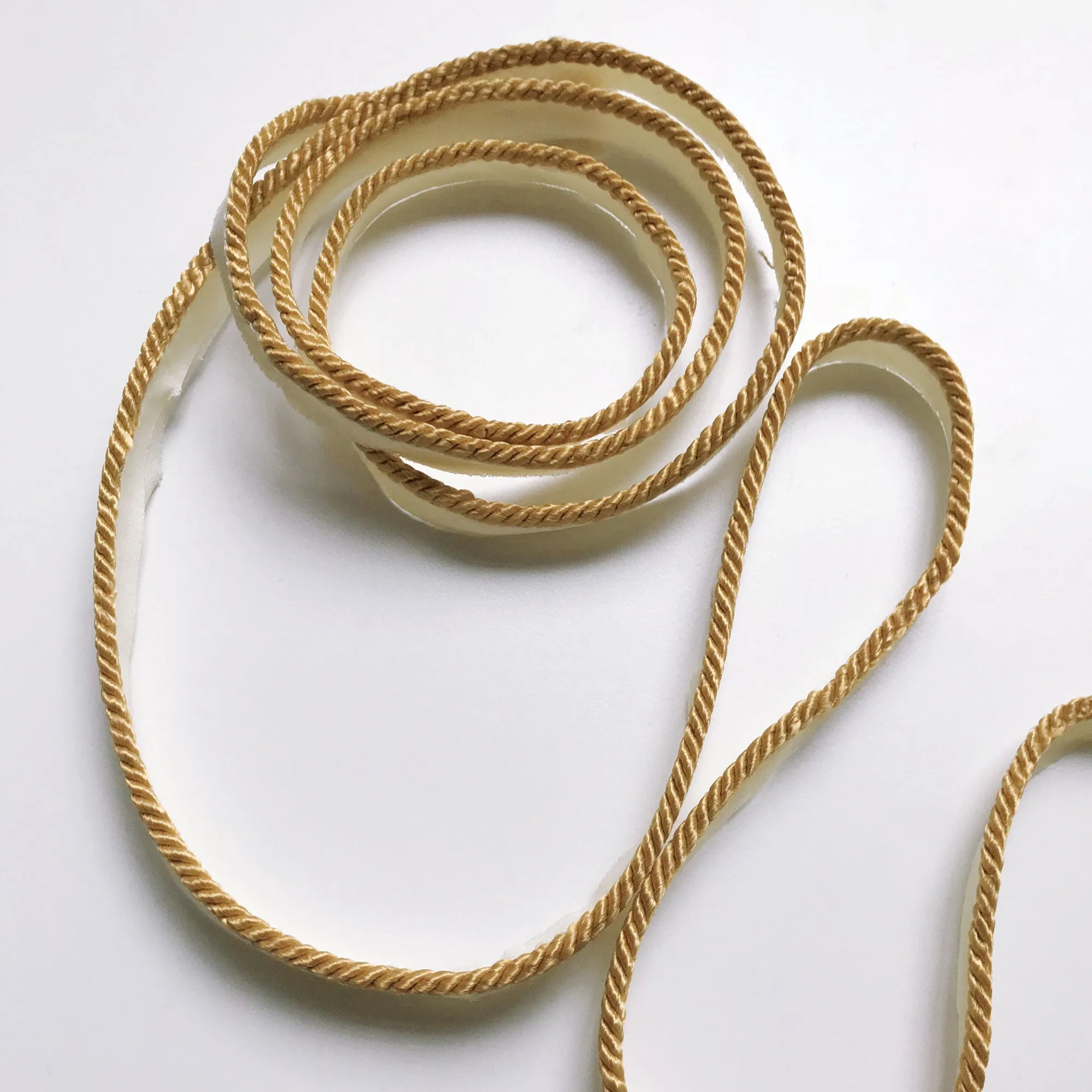 Mustard High Quality Decorative Lip Cord Trim by the yard