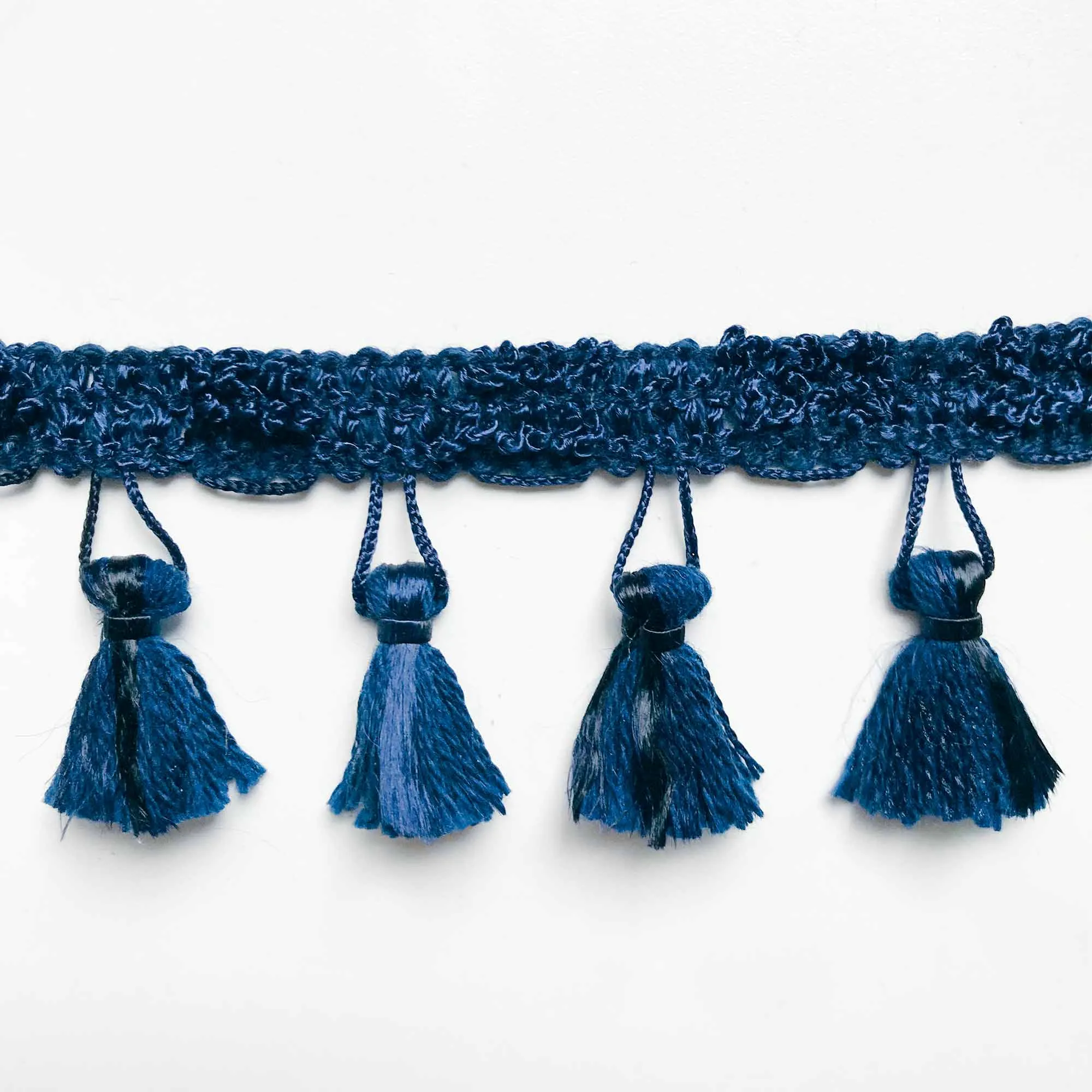 Navy Blue High Quality Decorative Tassel Trim by the yard