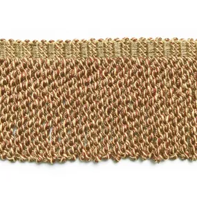 Neutral and Rust High Quality Decorative Bullion Fringe Trim by the yard