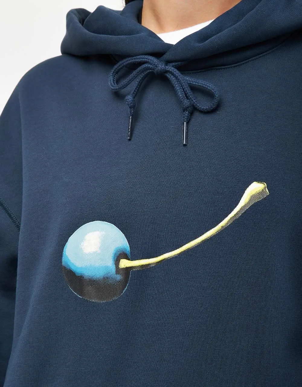 Nike SB Cherry Pullover Hoodie - Armory Navy/White