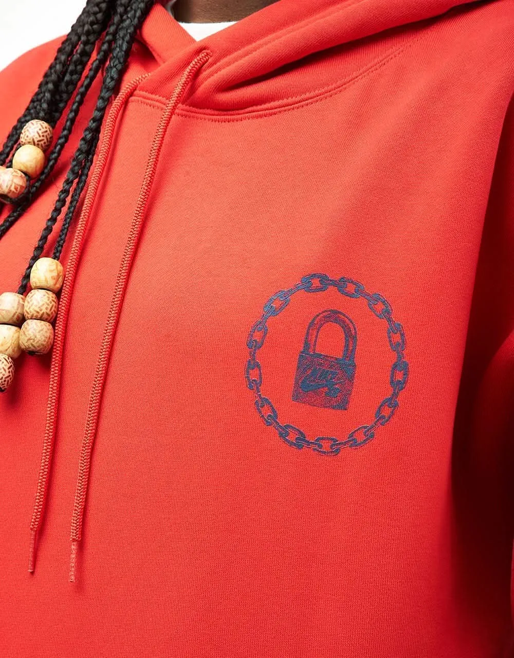 Nike SB On Lock Pullover Hoodie - University Red