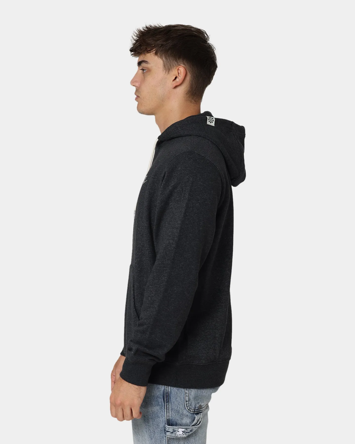 Nike Sportswear Fleece Pullover Hoodie Black/White