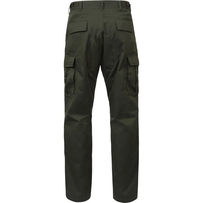 Olive Drab - Military BDU Pants - Polyester Cotton Twill