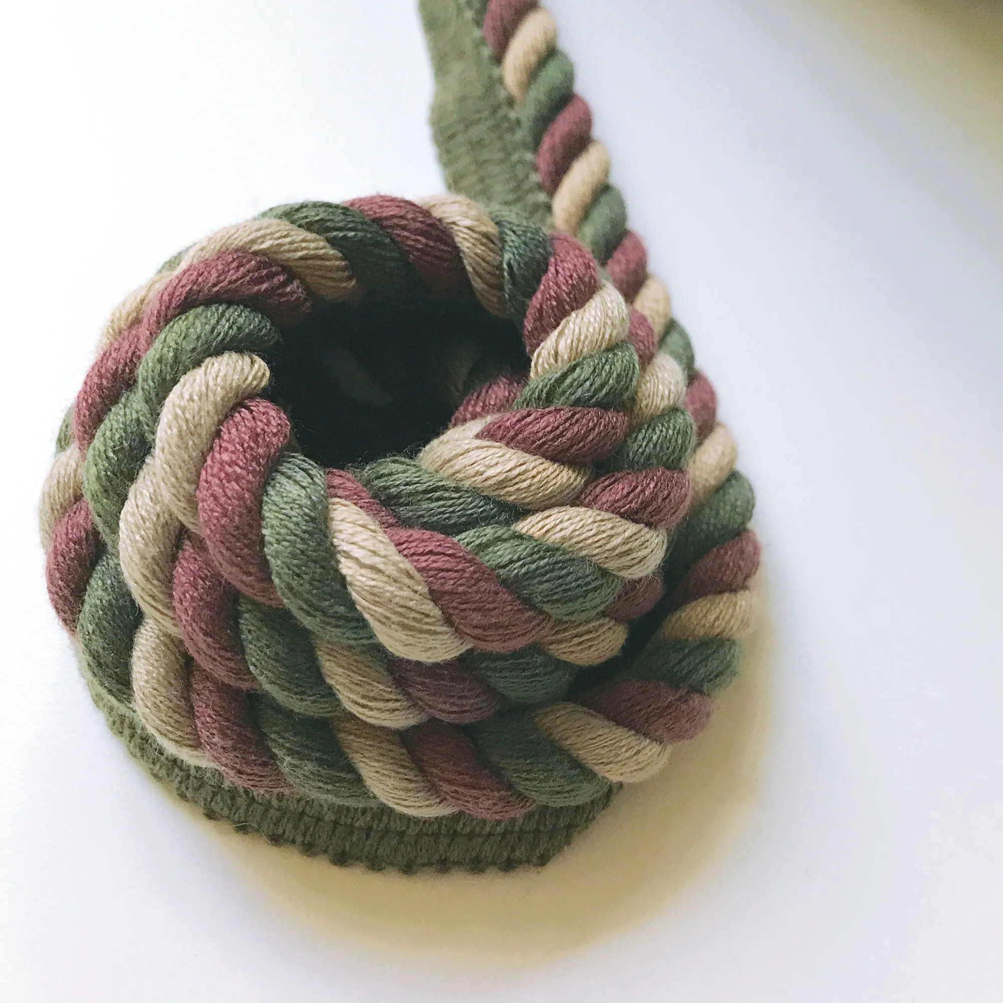 Olive Green and Purple High Quality Decorative Lip Cord Trim by the yard