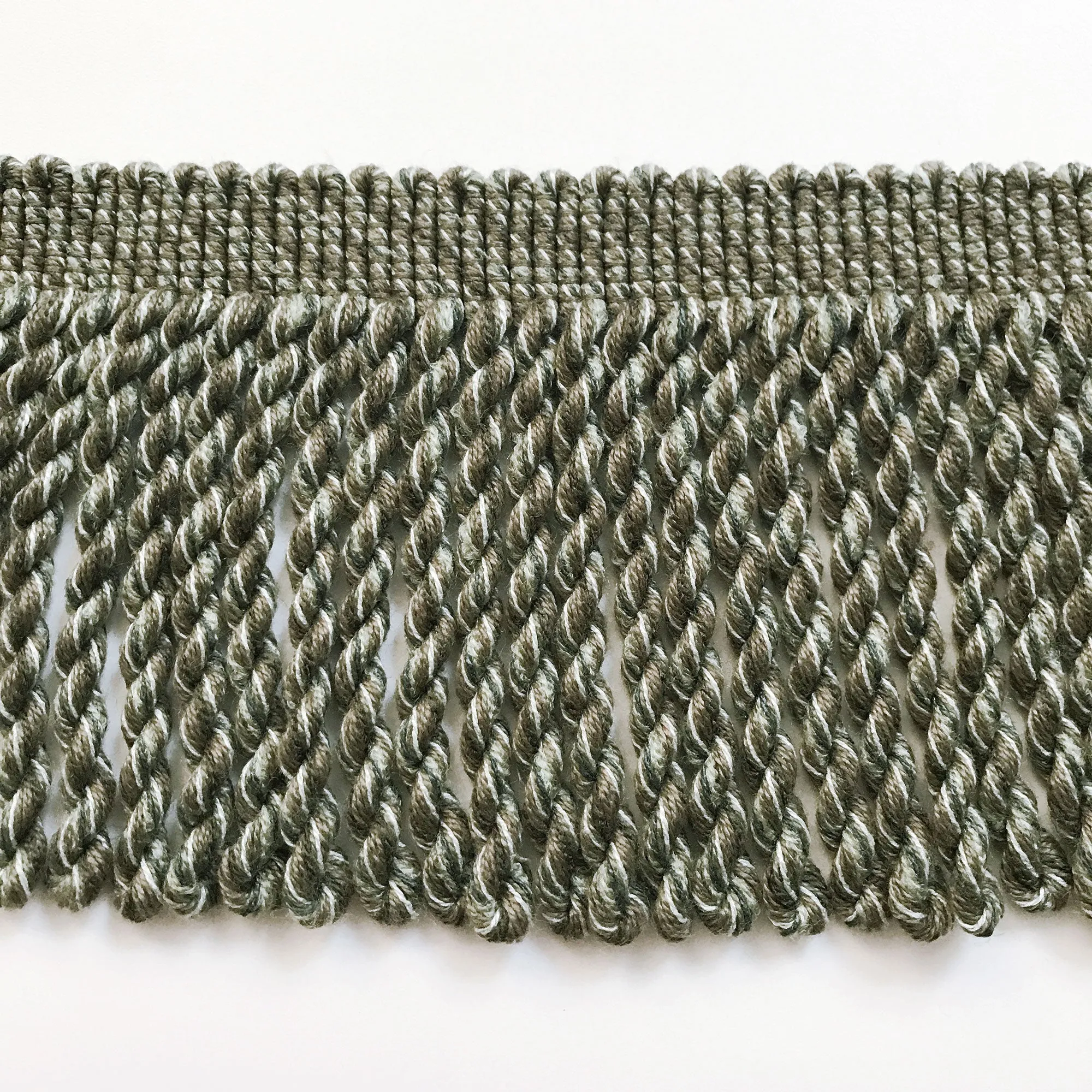 Olive Green High Quality Bullion Fringe Trim by the yard