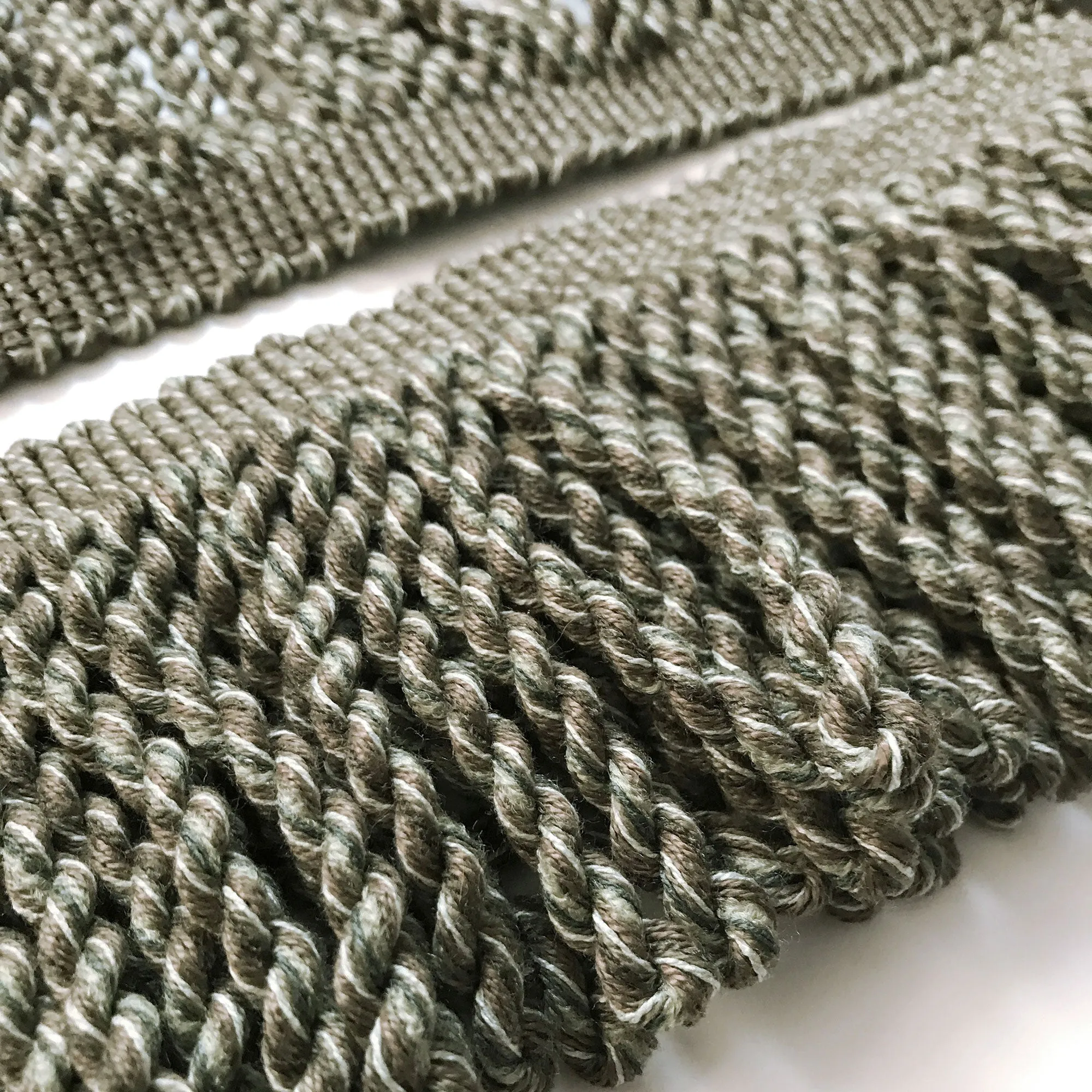 Olive Green High Quality Bullion Fringe Trim by the yard