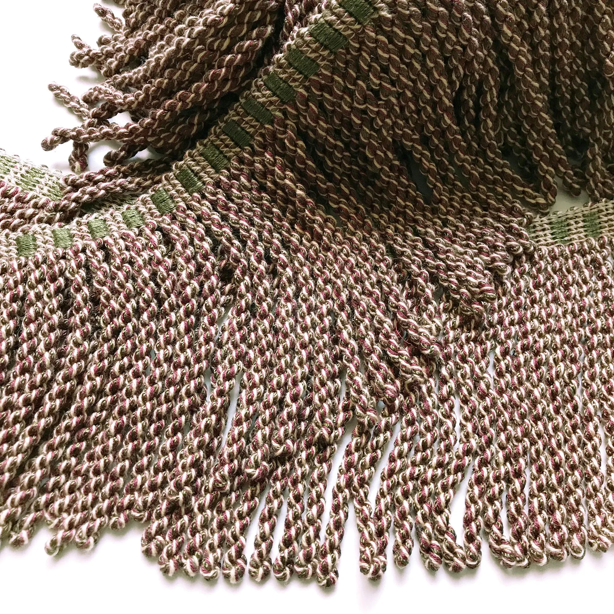 Olive Green High Quality Decorative Bullion Fringe Trim by the yard