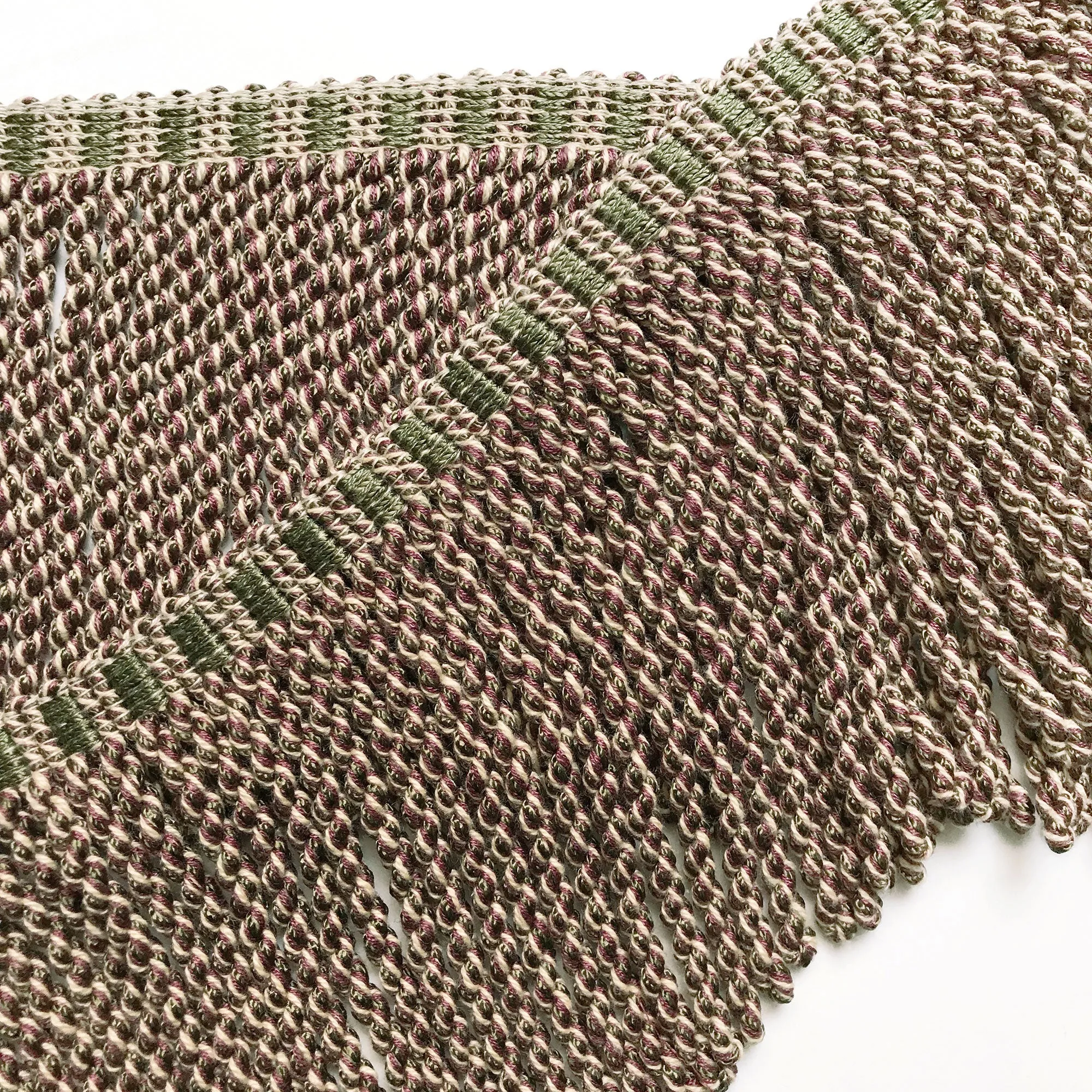 Olive Green High Quality Decorative Bullion Fringe Trim by the yard