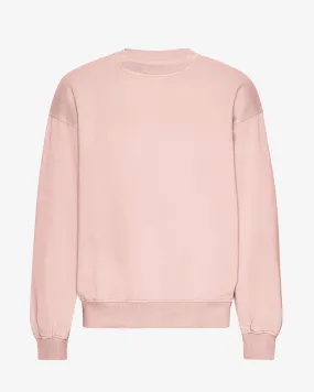 Organic Oversized Crew - Faded Pink