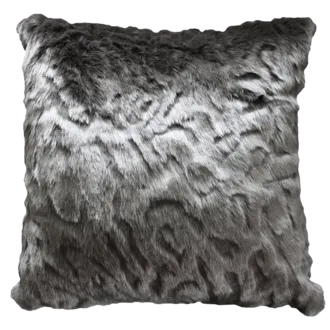 Pewter Chinchilla Faux Fur Rect