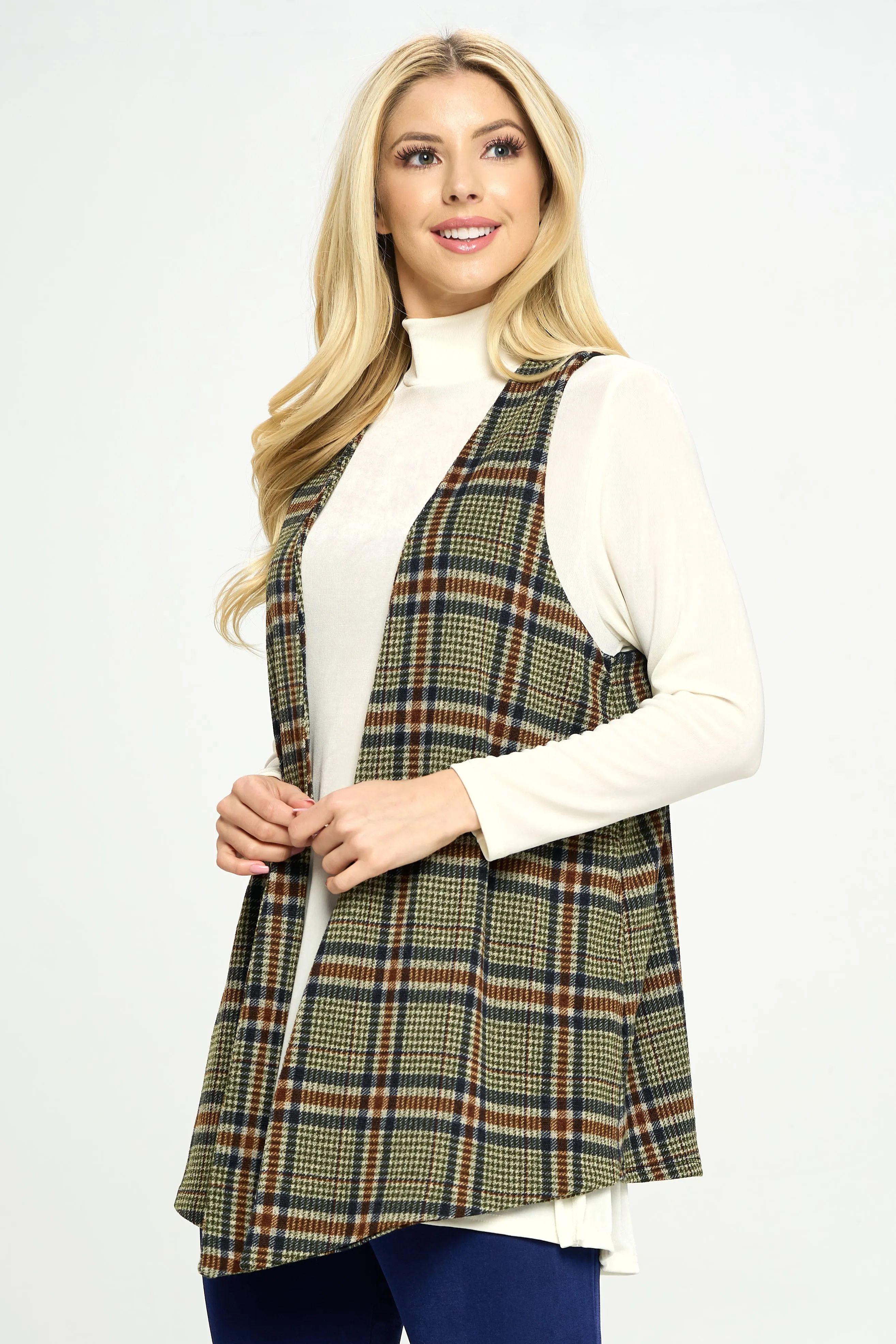 Plaid Vest-4078MU-TRP1-W335