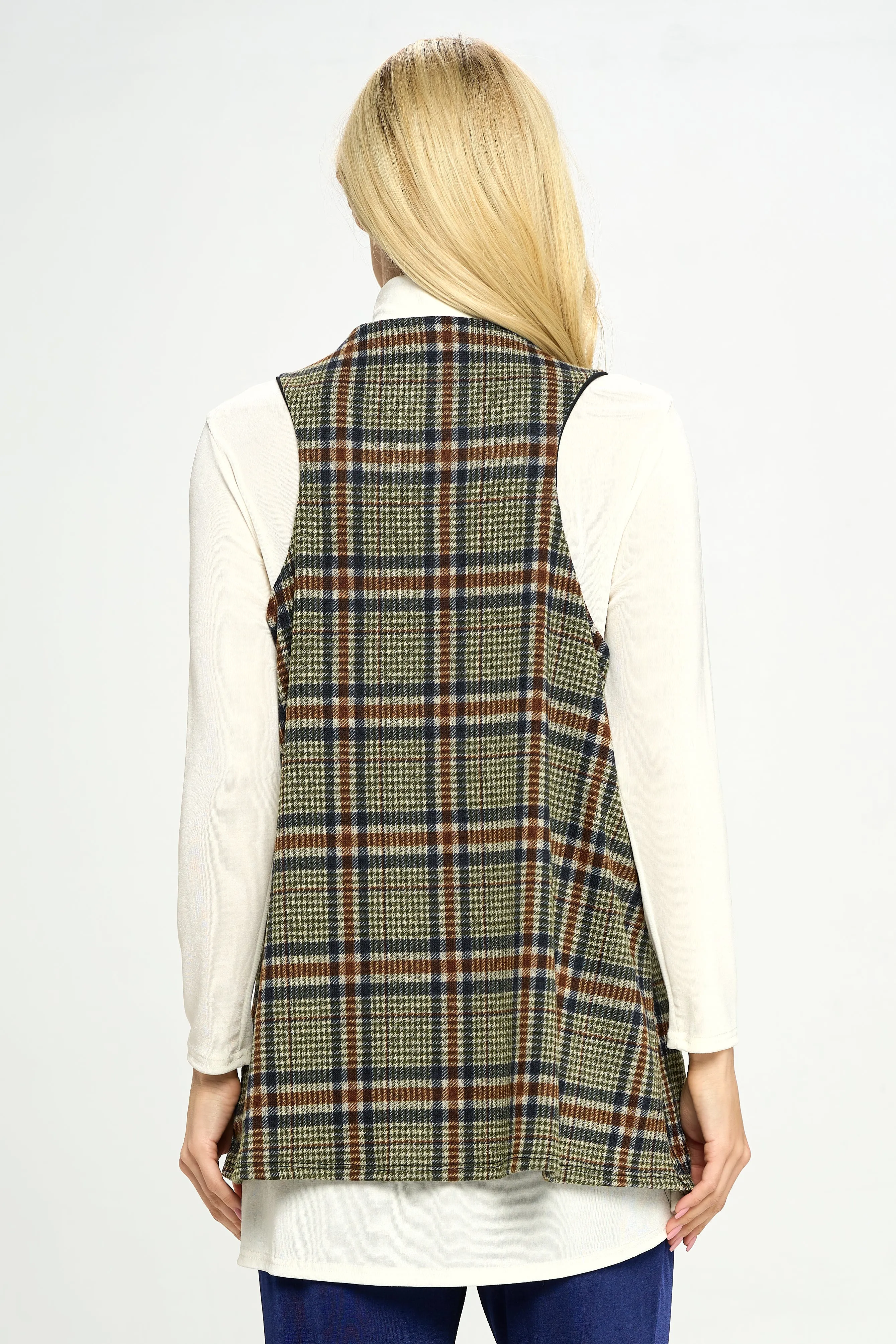 Plaid Vest-4078MU-TRP1-W335