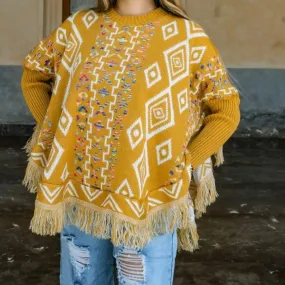 Poncho with sleeves, Ruana, mananita. Mexican sweater, artisanal made, 100% cotton.