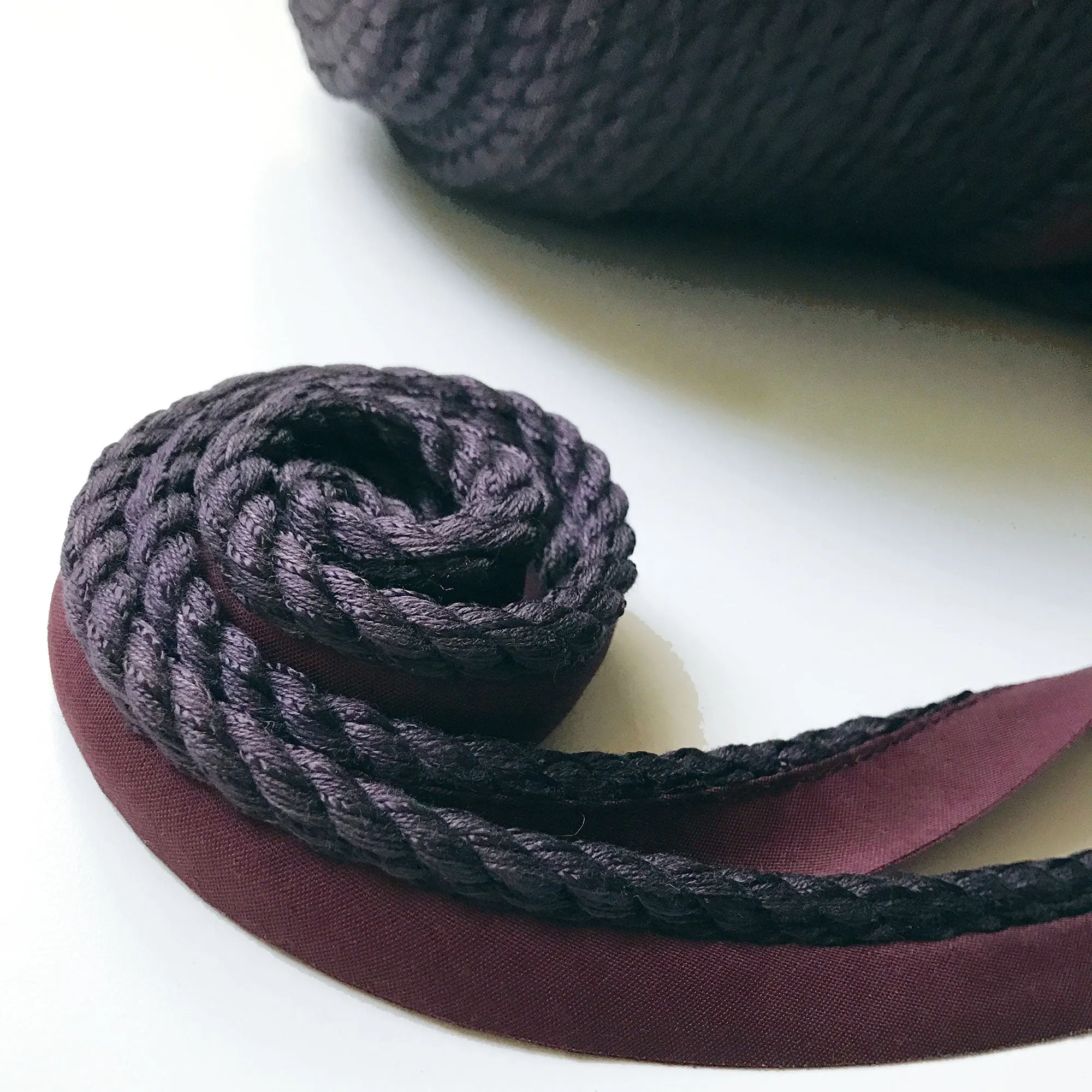 Purple High Quality Decorative Lip Cord Trim by the yard