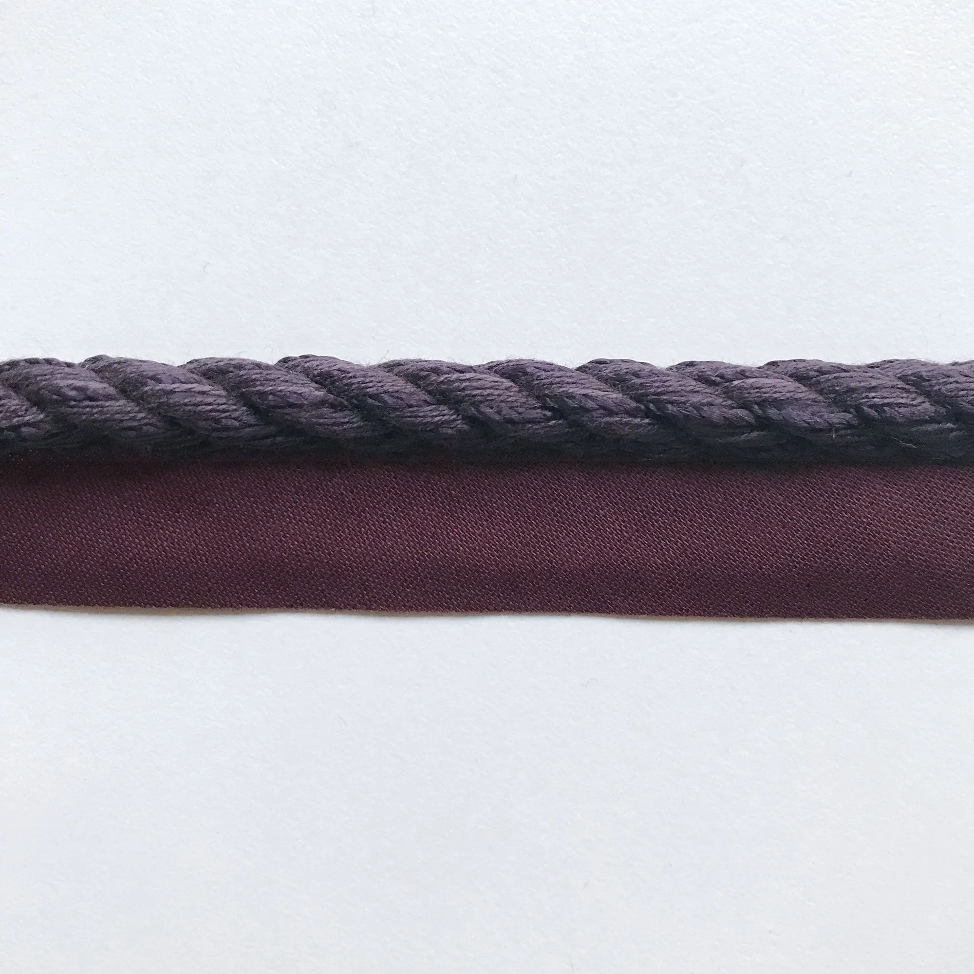 Purple High Quality Decorative Lip Cord Trim by the yard