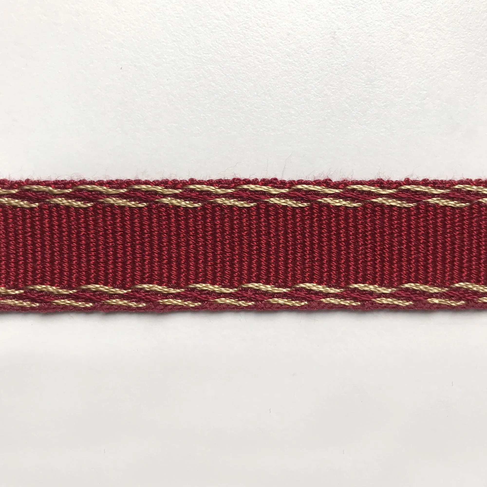 Red and Gold High Quality Decorative Border Trim by the yard