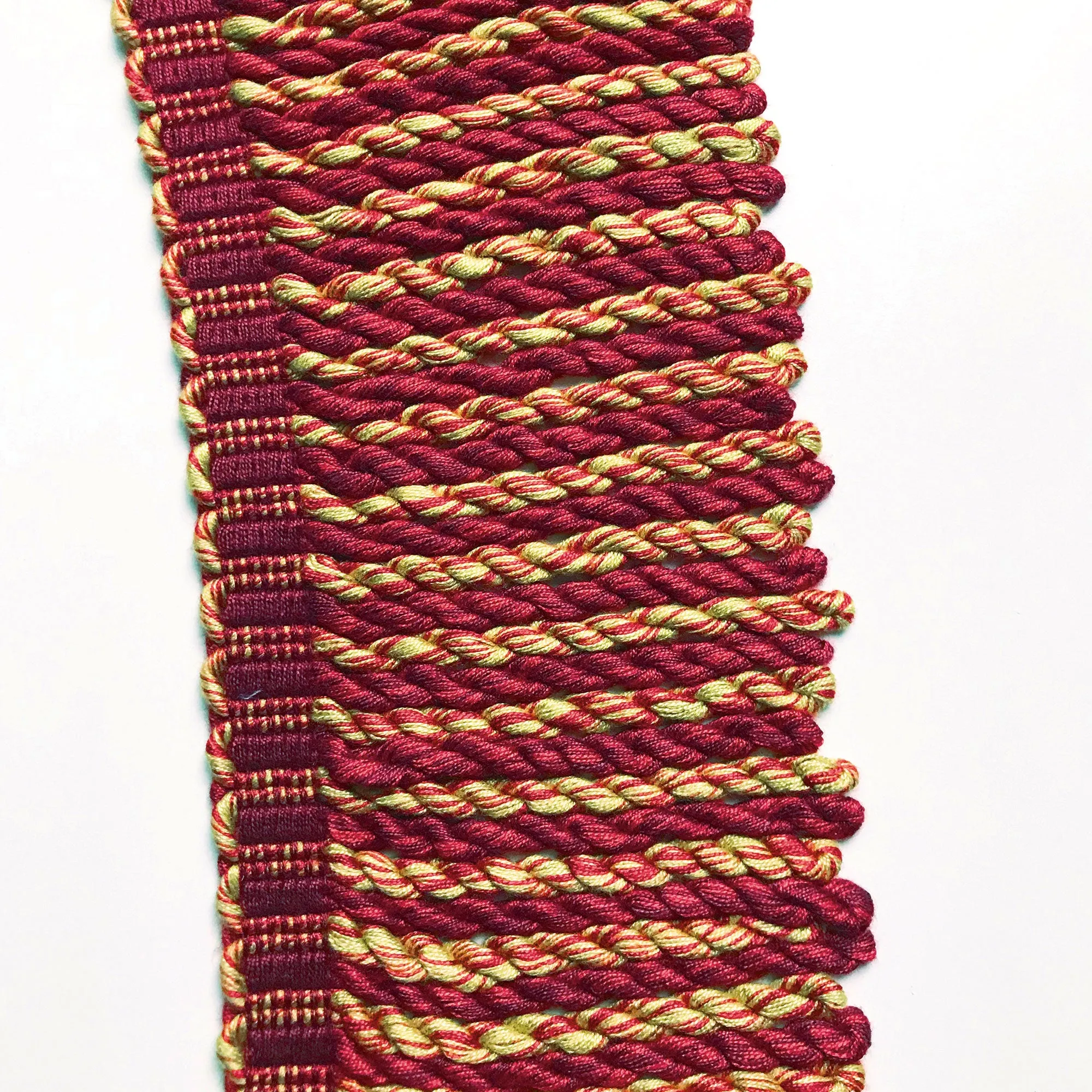 Red and Gold High Quality Decorative Bullion Fringe Trim by the yard