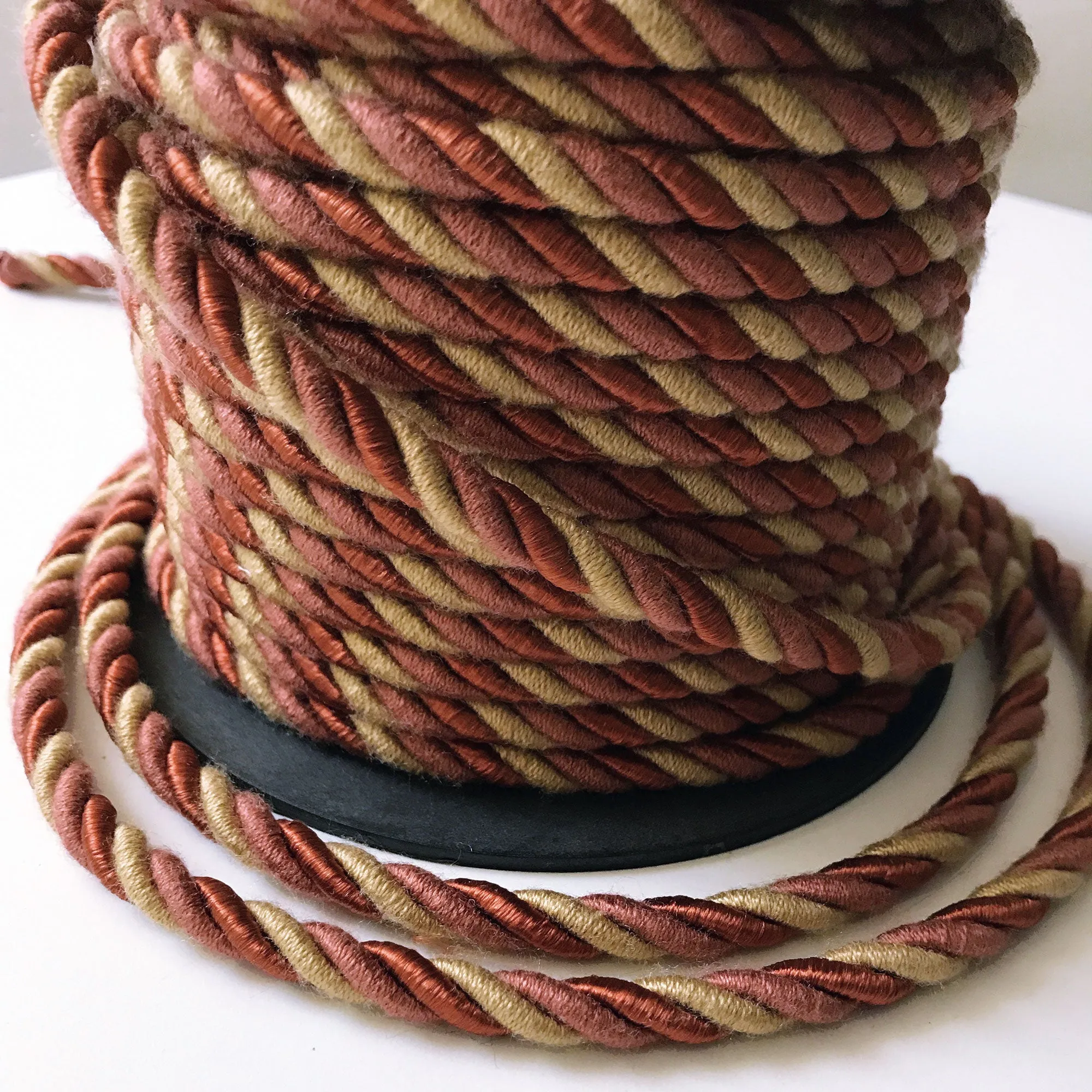 Red and Wheat High Quality Decorative Cord Trim by the yard