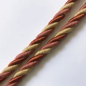 Red and Wheat High Quality Decorative Cord Trim by the yard