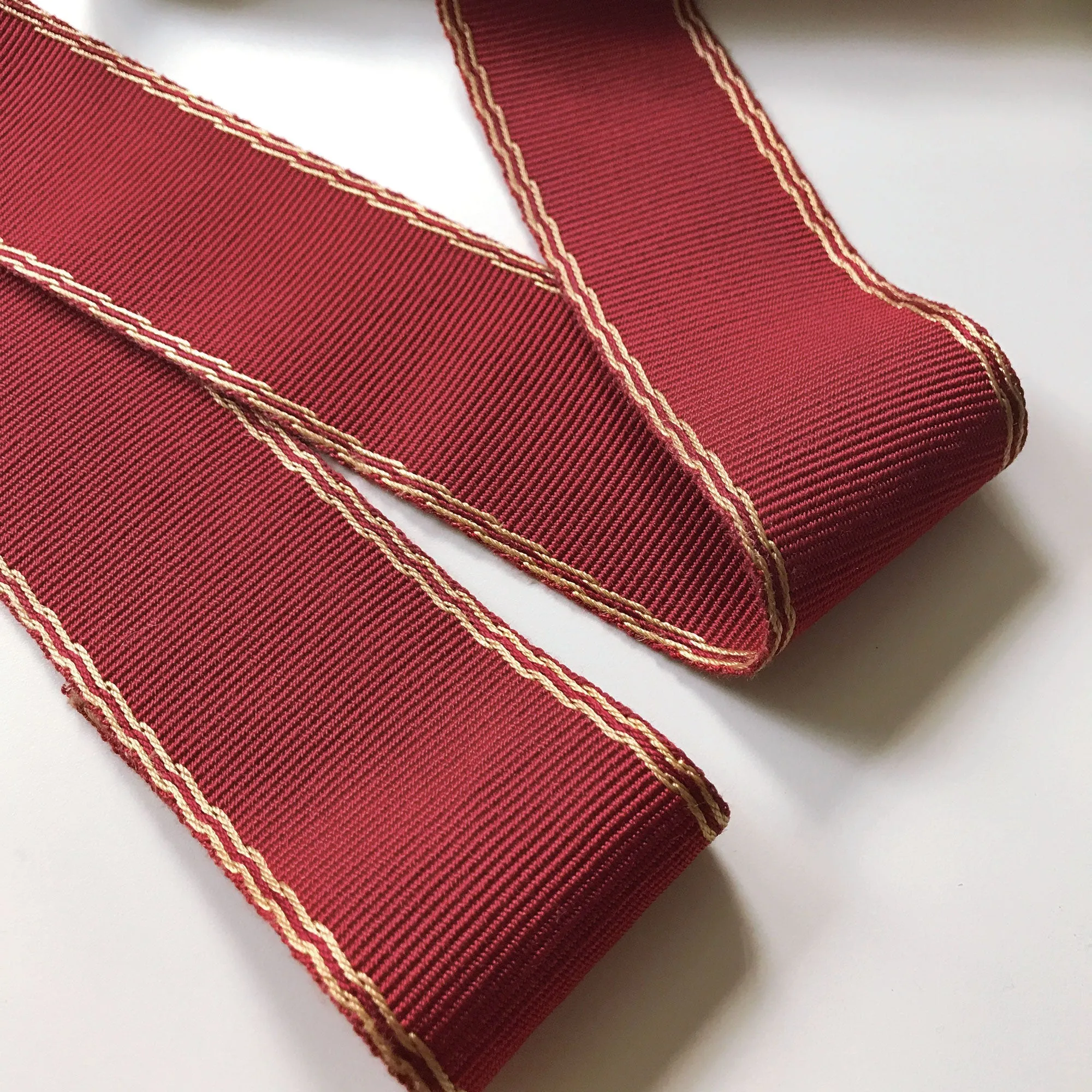 Red High Quality Decorative Border Trim by the yard