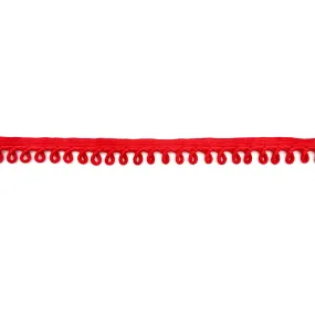 Red Scarlet High Quality Decorative Gimp Loop Trim by the yard