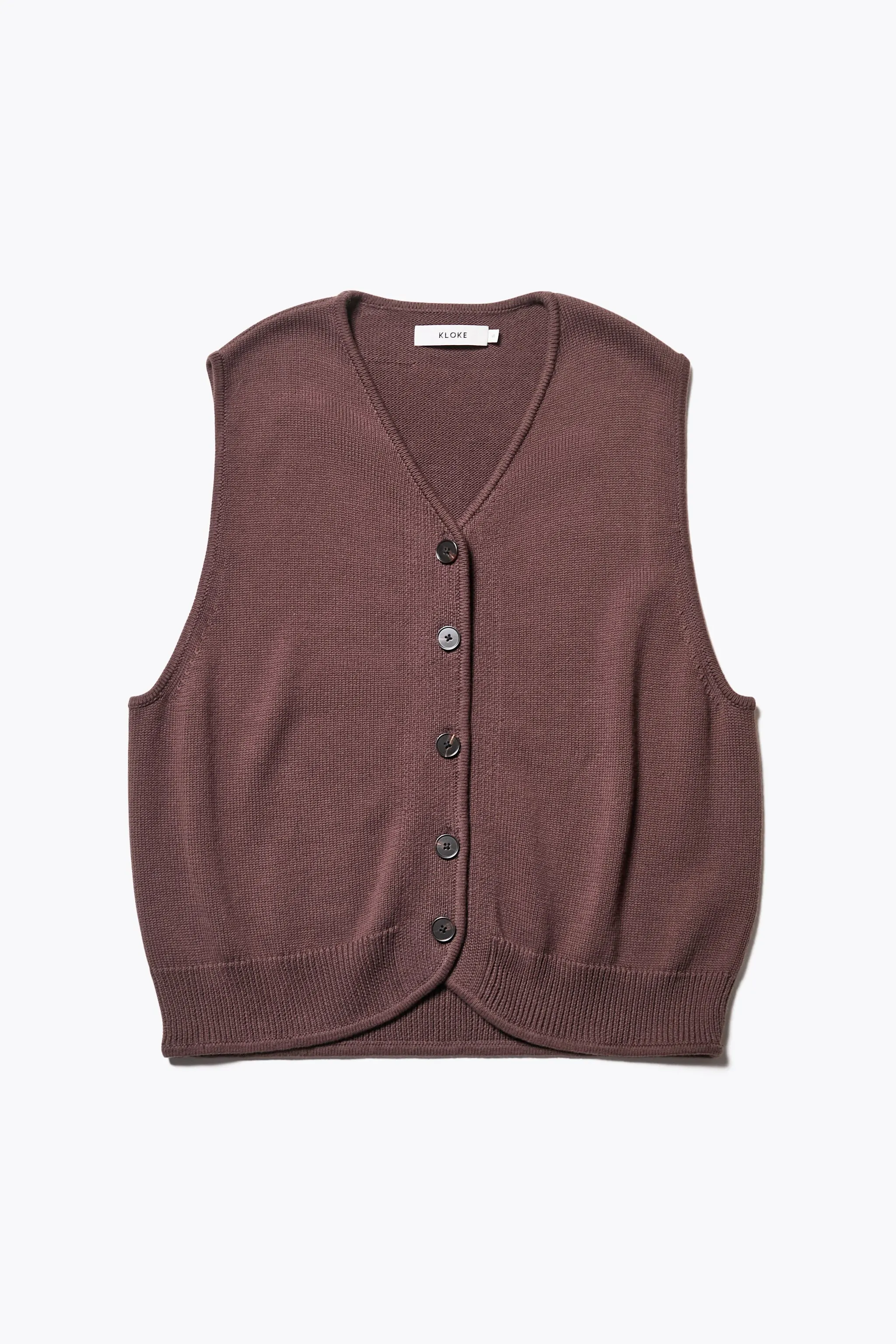 Ritual Knit Vest Brown