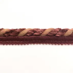 Rust and Brown High Quality Decorative Lip Cord Trim by the yard