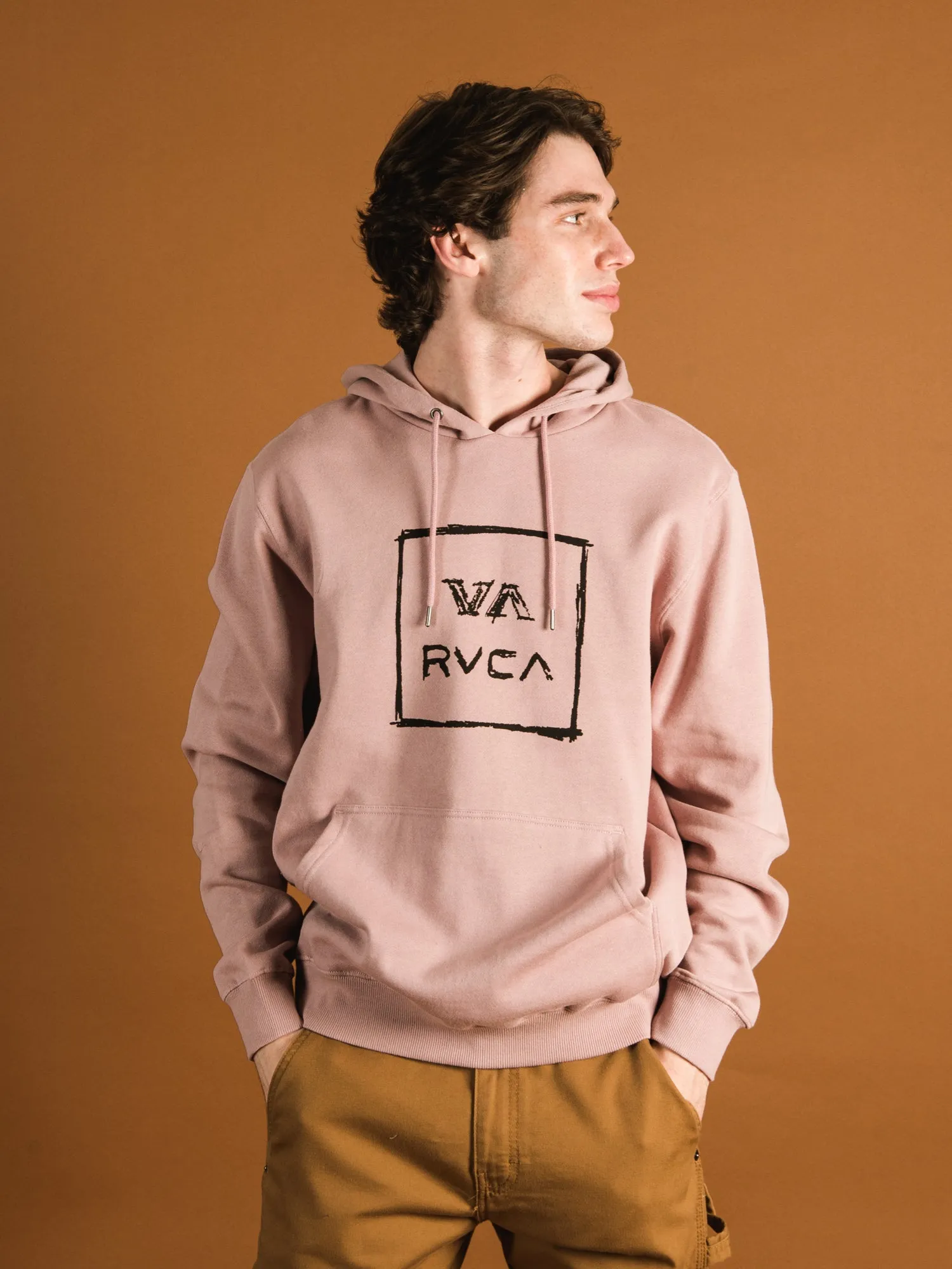 RVCA SKETCH ALL THE WAY PULLOVER HOODIE  - CLEARANCE