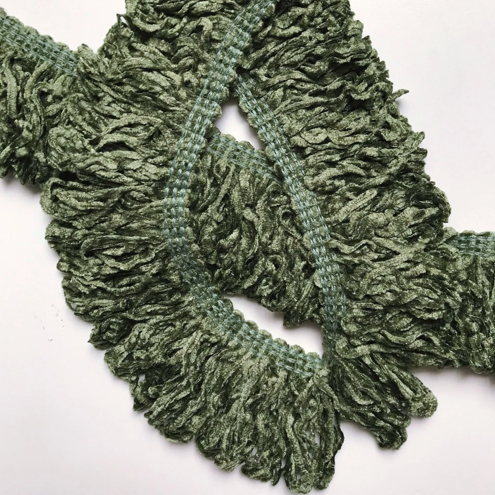 Sage High Quality Decorative Loop Trim by the yard