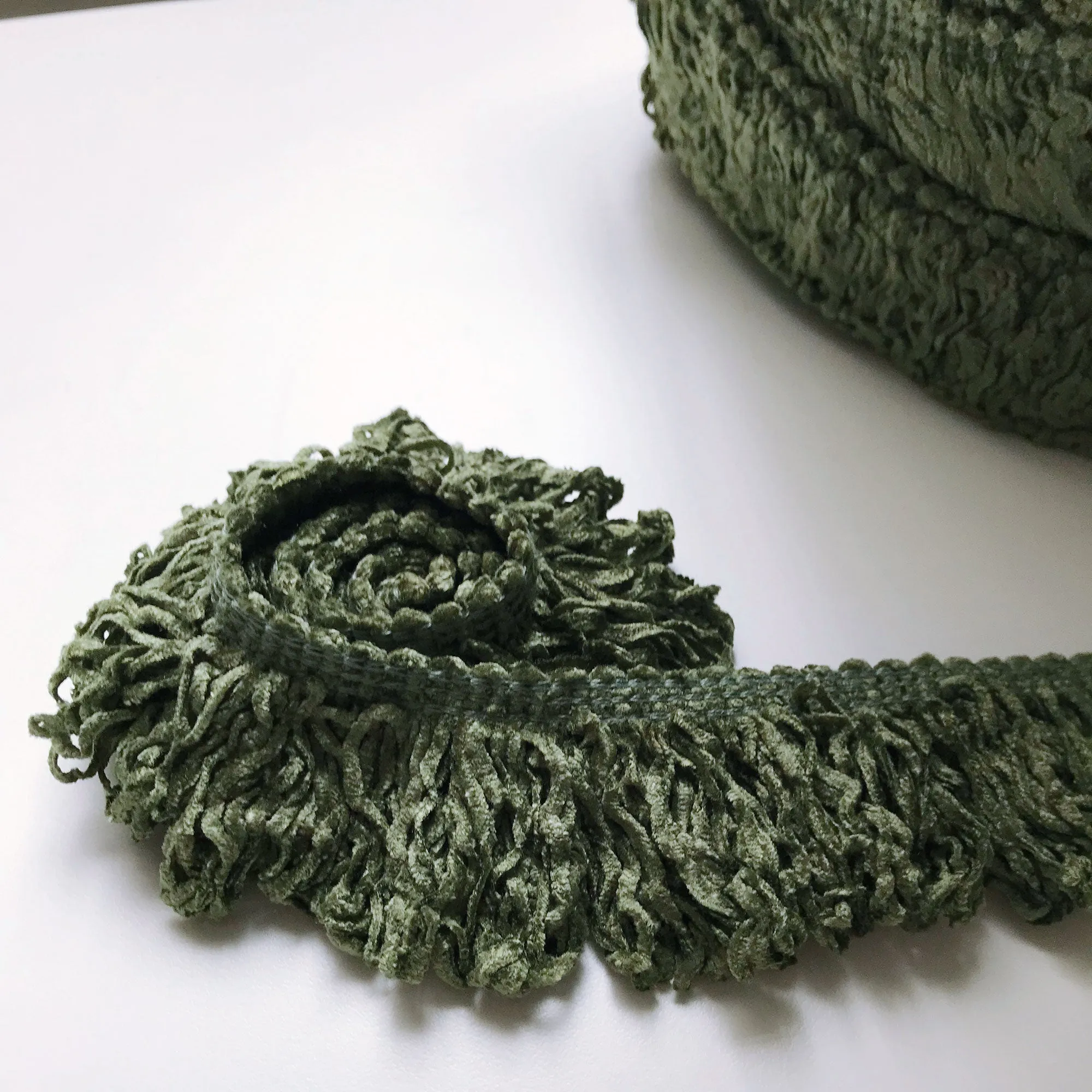 Sage High Quality Decorative Loop Trim by the yard