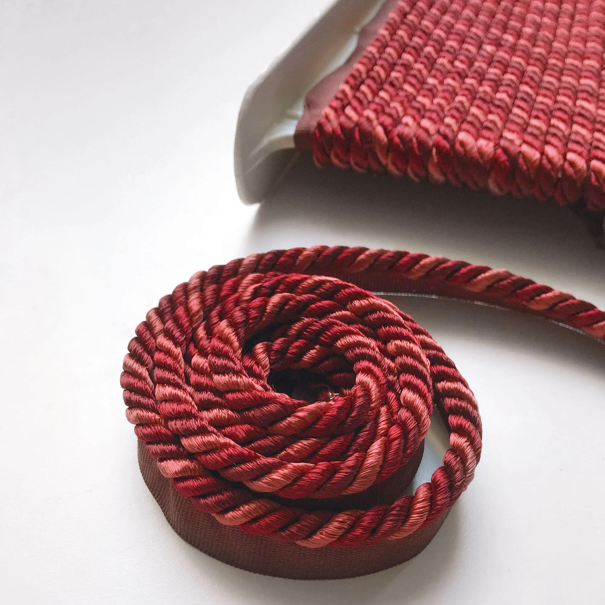 Scarlet High Quality Decorative Lip Cord Trim by the yard