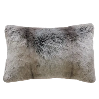 Silver Marten Faux Fur Rect