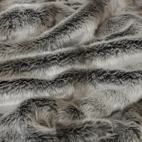 Silver Marten Faux Fur Rect