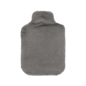 Skye Faux Fur Hot Water Bottle & Cover, Storm Grey