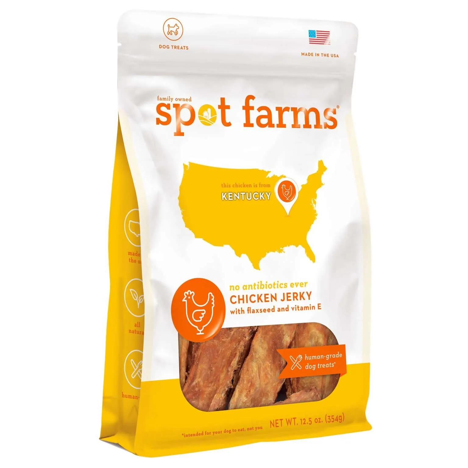 spot farms Chicken Jerky with Flaxseed & Vitamin E