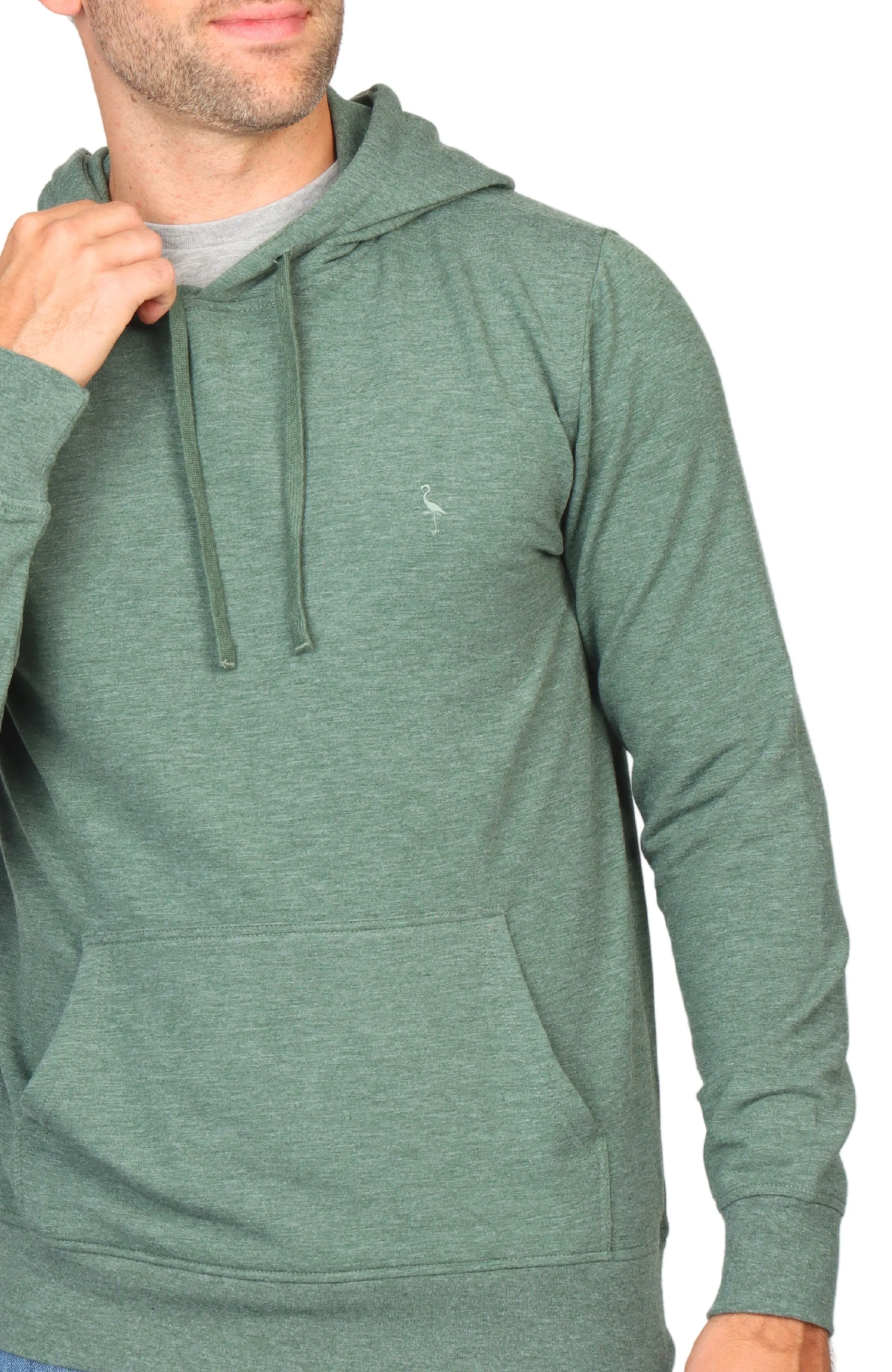 Sueded Fleece Pullover Hoodie