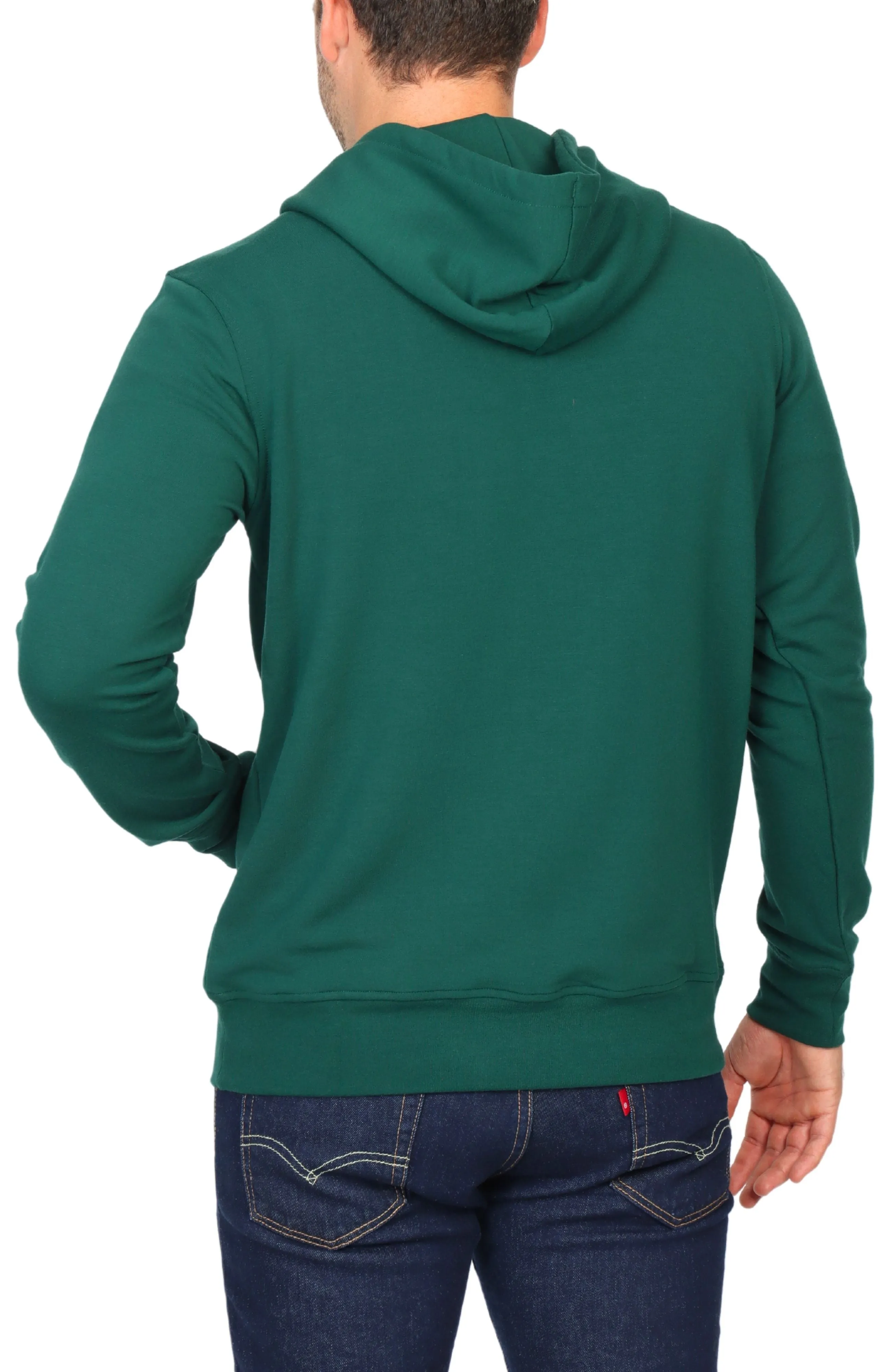 Sueded Fleece Pullover Hoodie