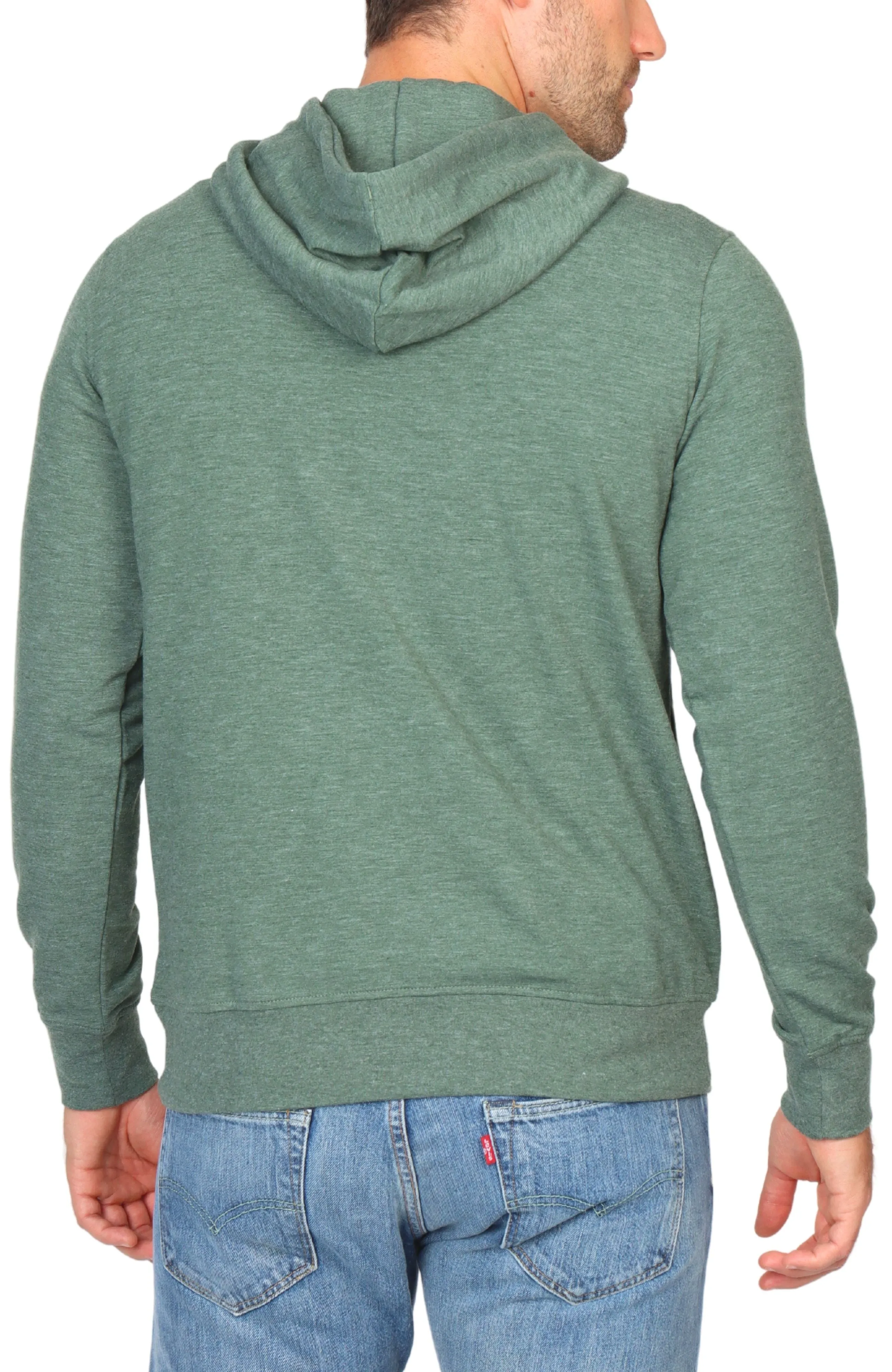 Sueded Fleece Pullover Hoodie