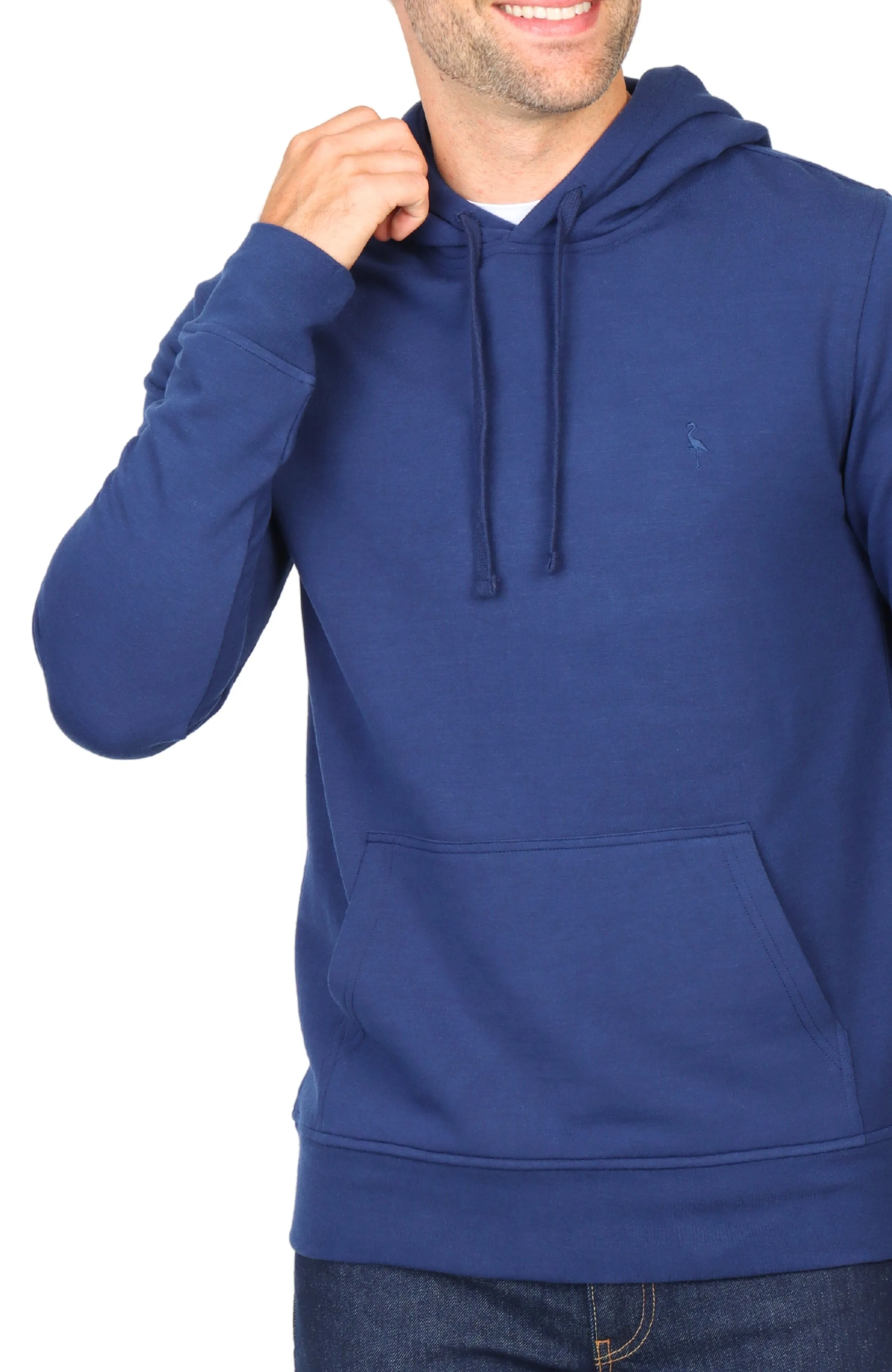 Sueded Fleece Pullover Hoodie