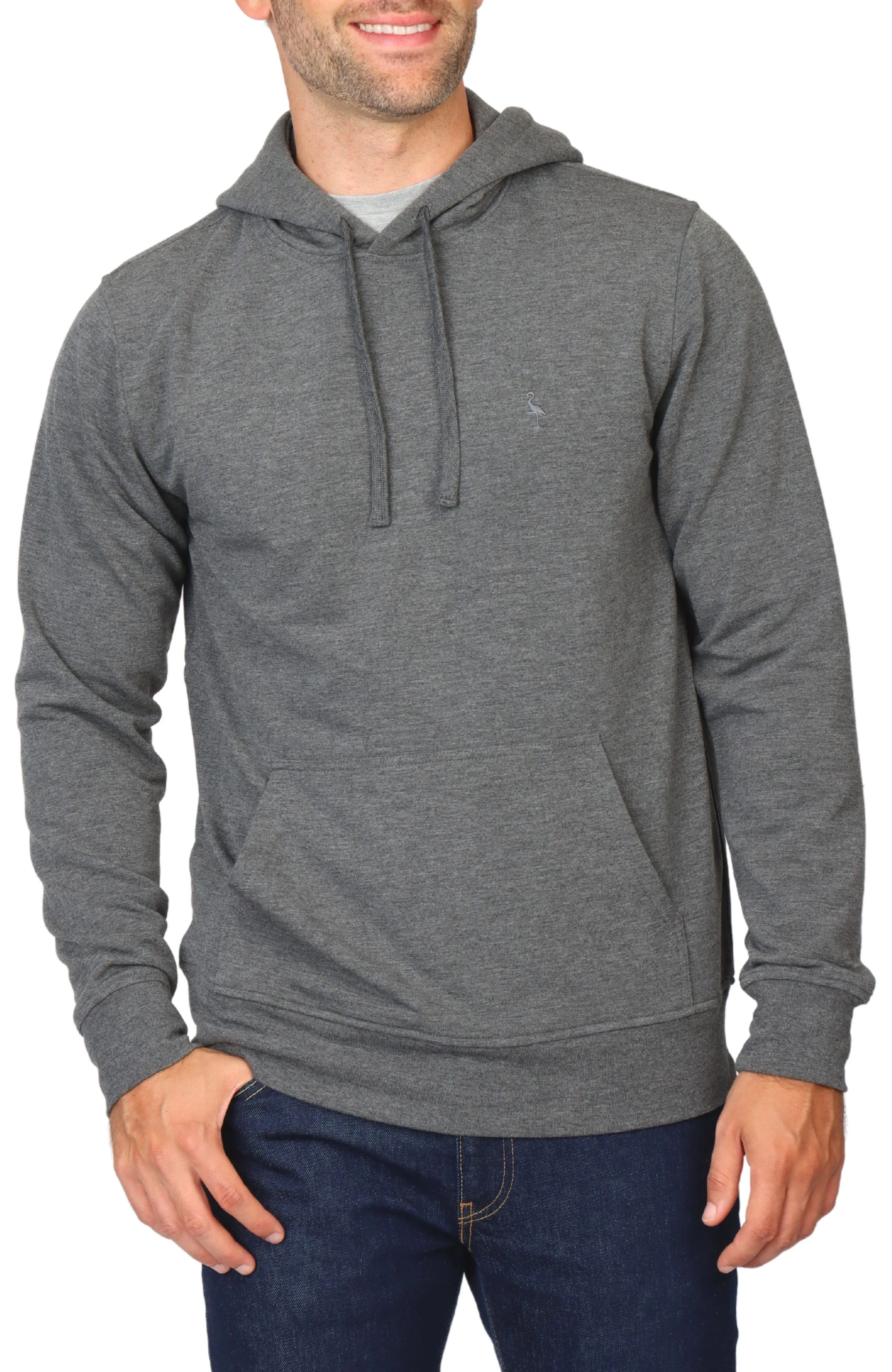 Sueded Fleece Pullover Hoodie