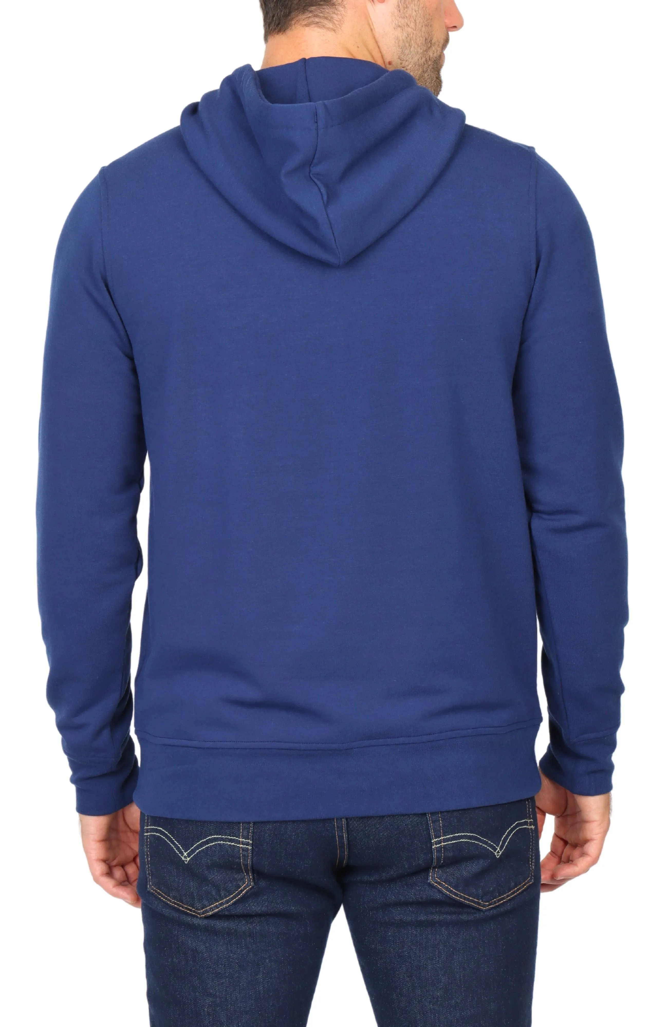 Sueded Fleece Pullover Hoodie