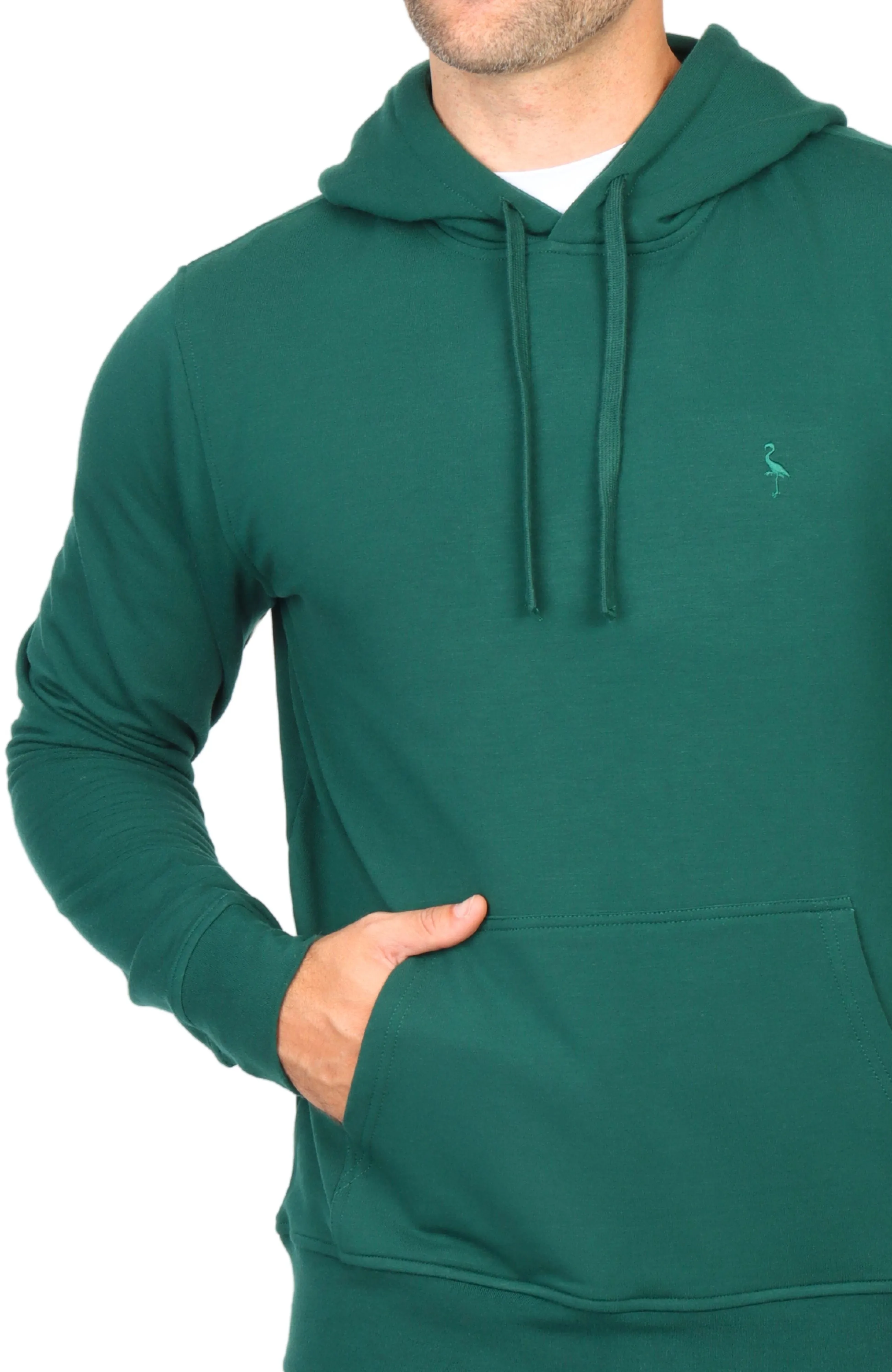 Sueded Fleece Pullover Hoodie