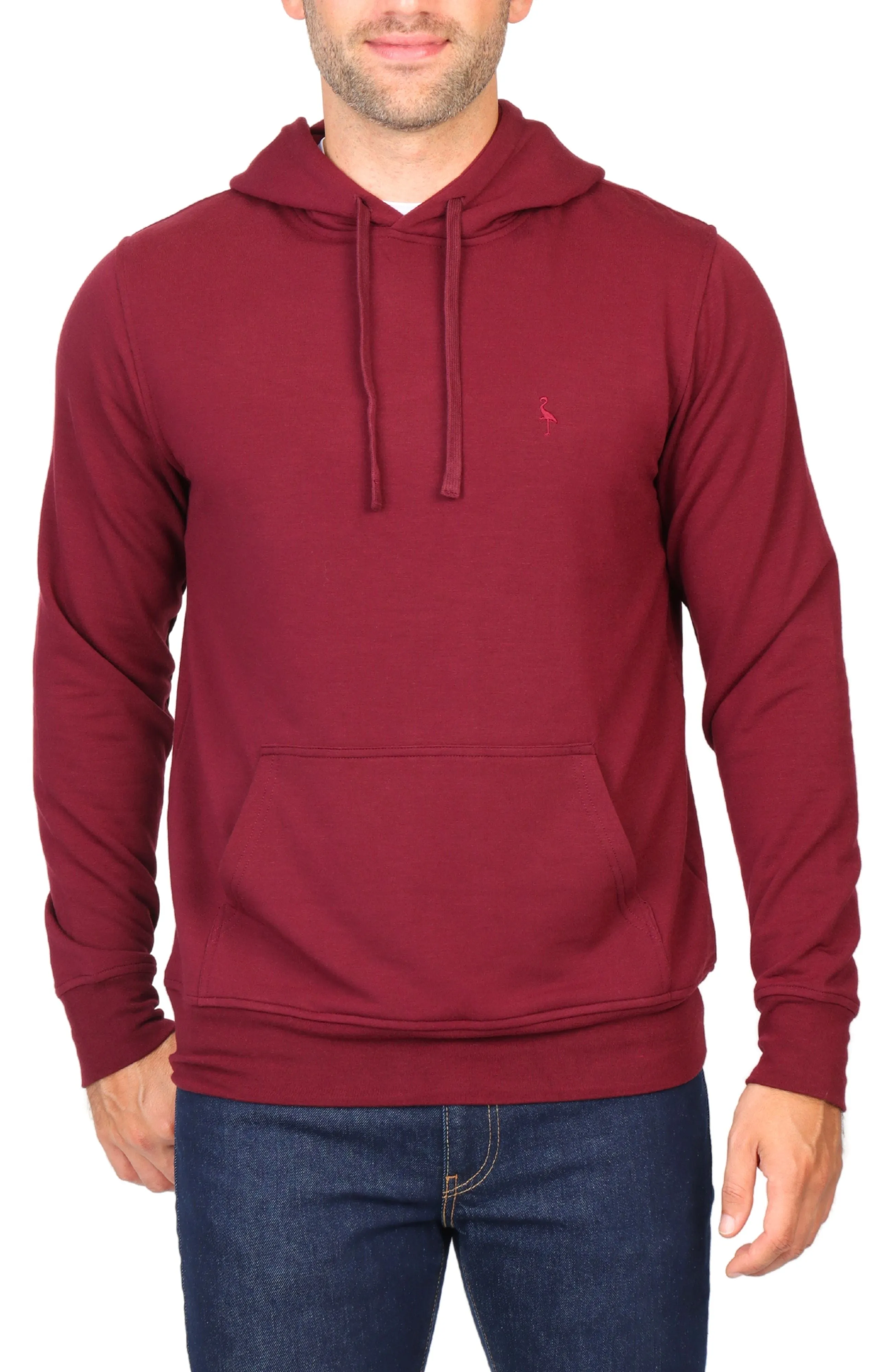 Sueded Fleece Pullover Hoodie