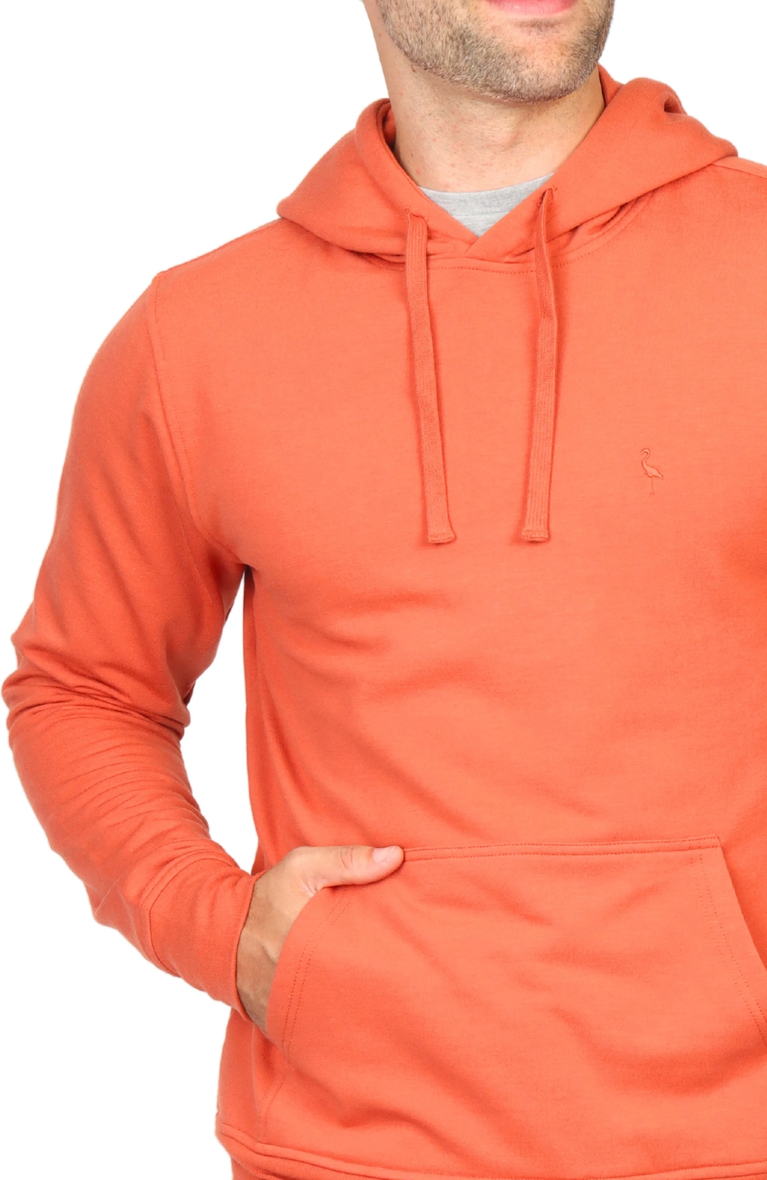 Sueded Fleece Pullover Hoodie