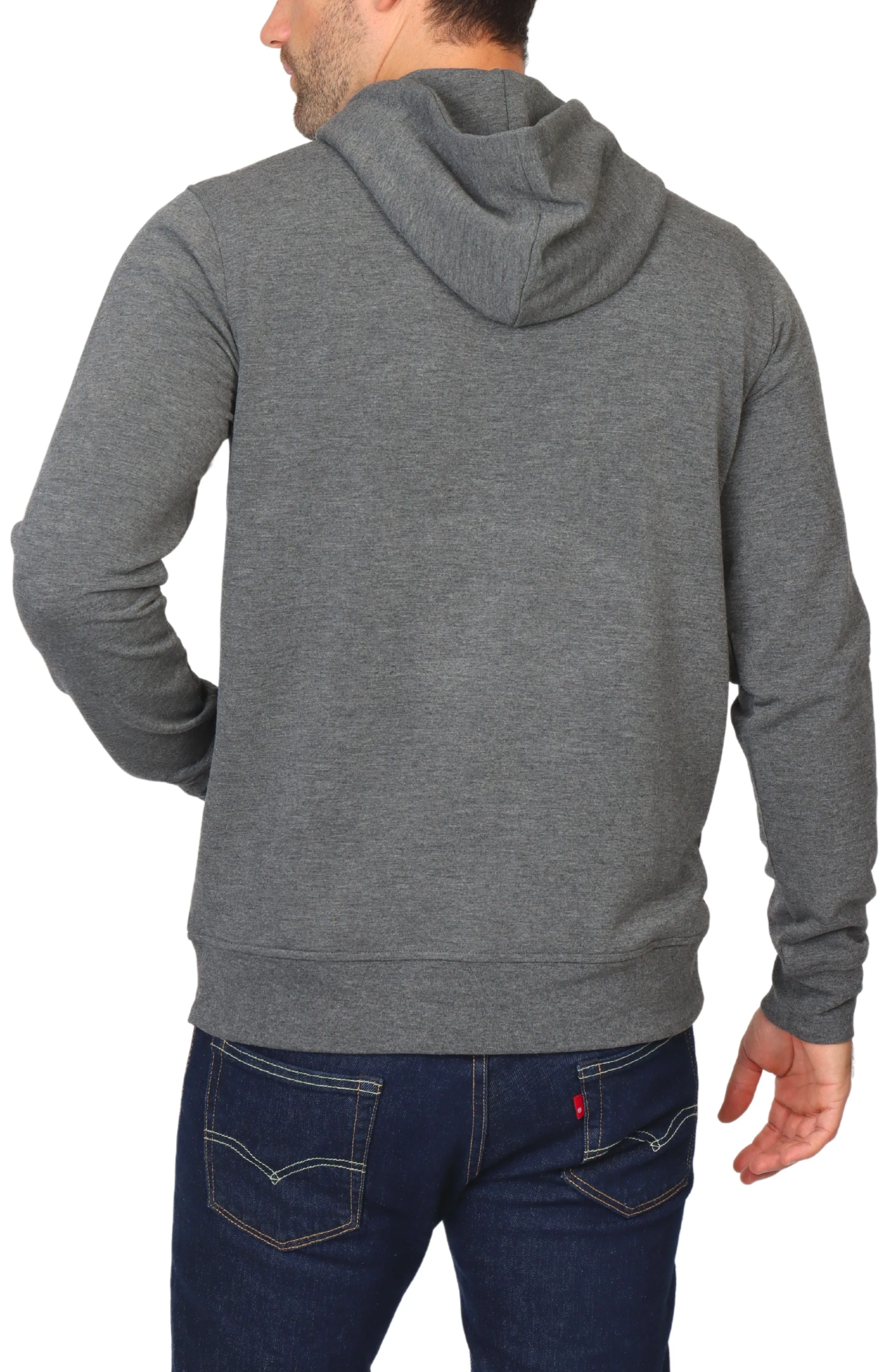 Sueded Fleece Pullover Hoodie