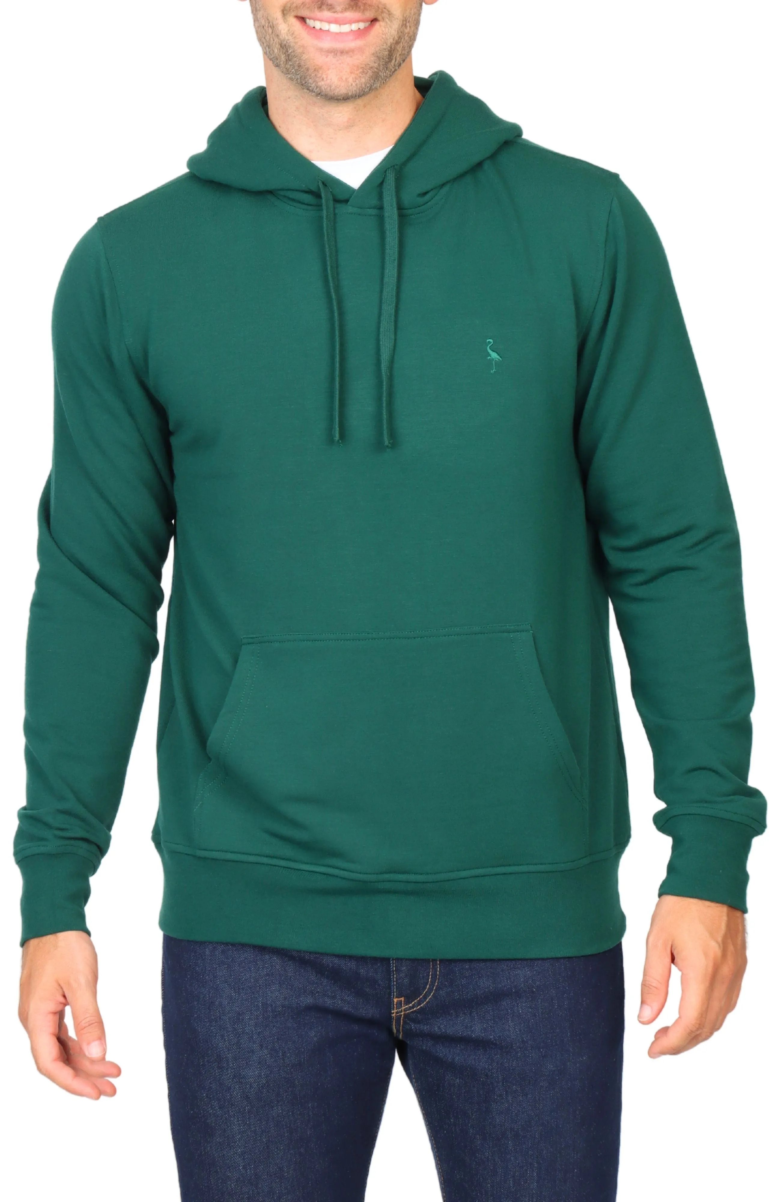 Sueded Fleece Pullover Hoodie